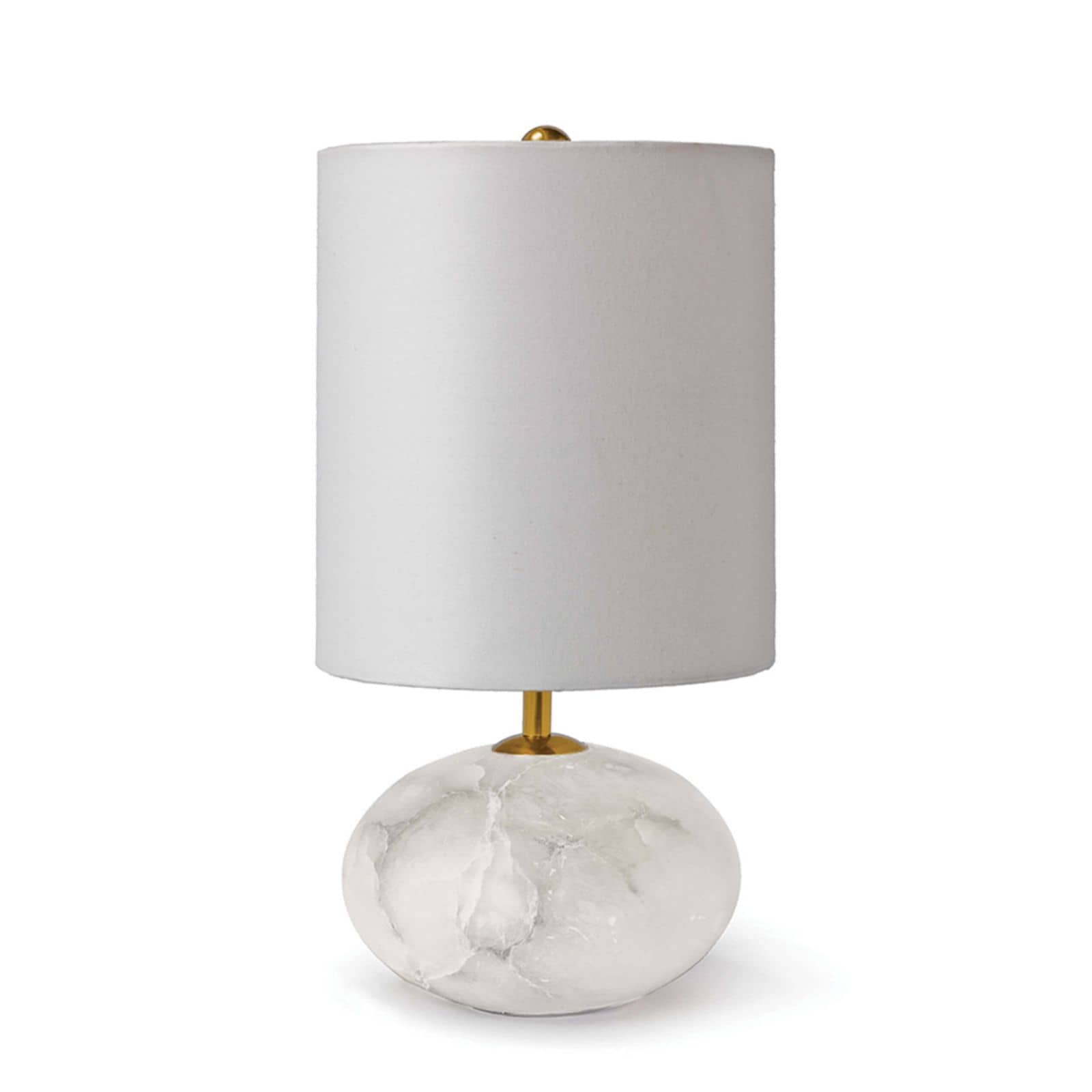 Alabaster Mini Orb Lamp by Regina Andrew