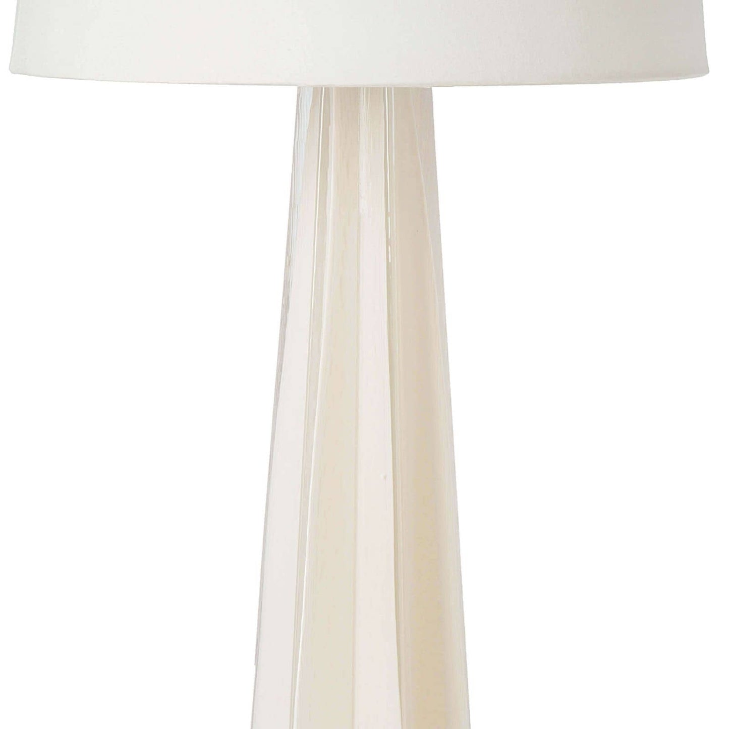 Glass Star Table Lamp in White by Regina Andrew