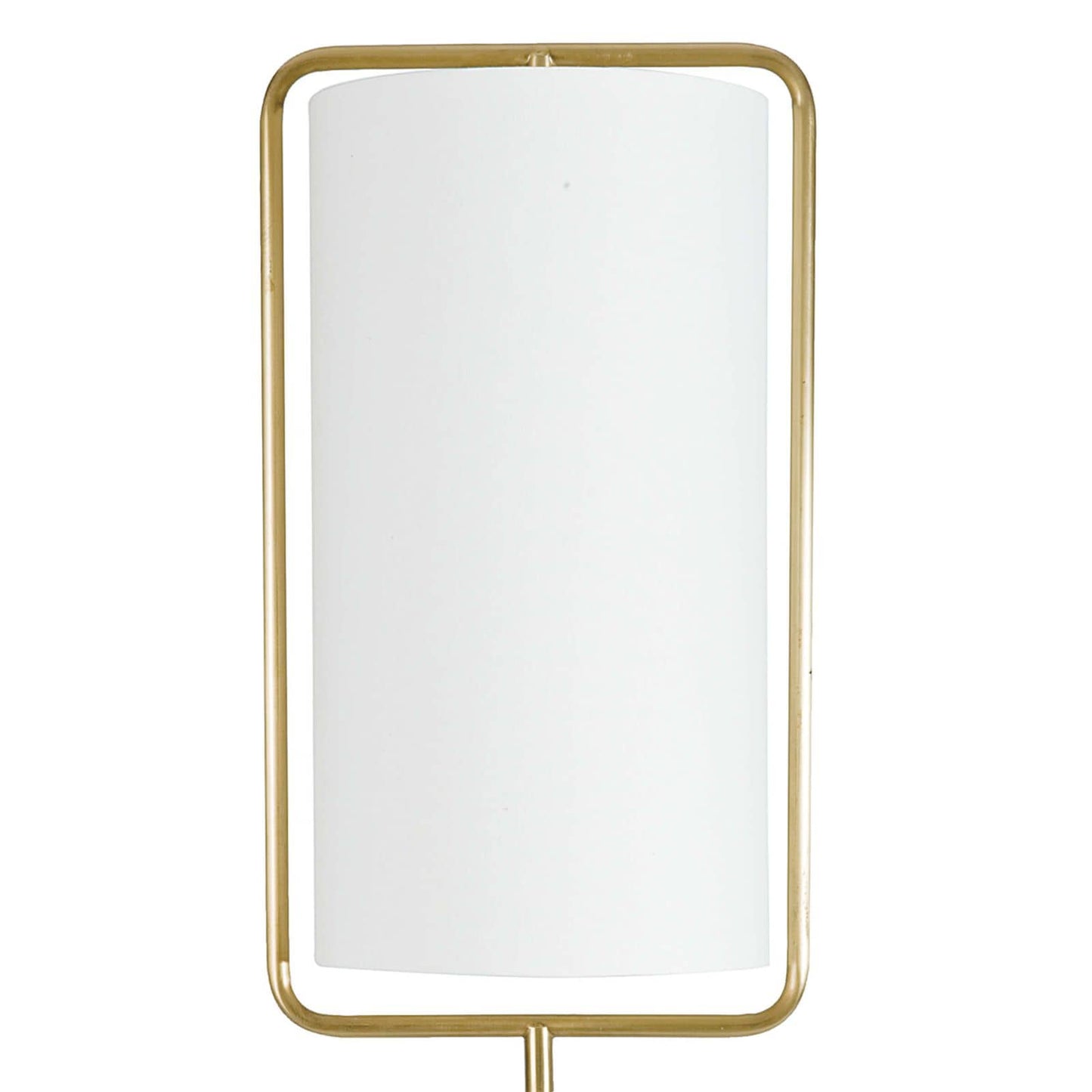 Geo Rectangle Table Lamp in Natural Brass by Regina Andrew
