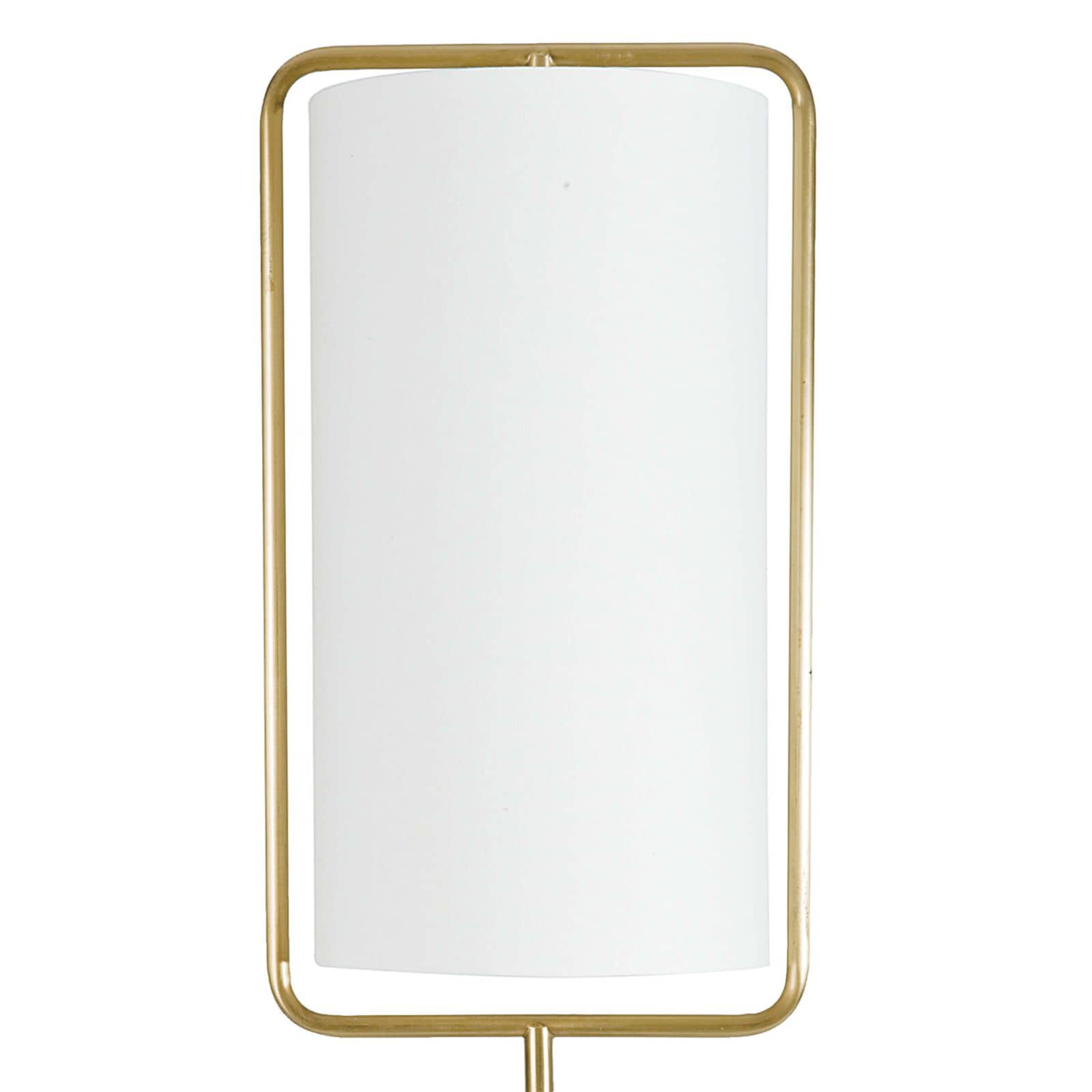 Geo Rectangle Table Lamp in Natural Brass by Regina Andrew