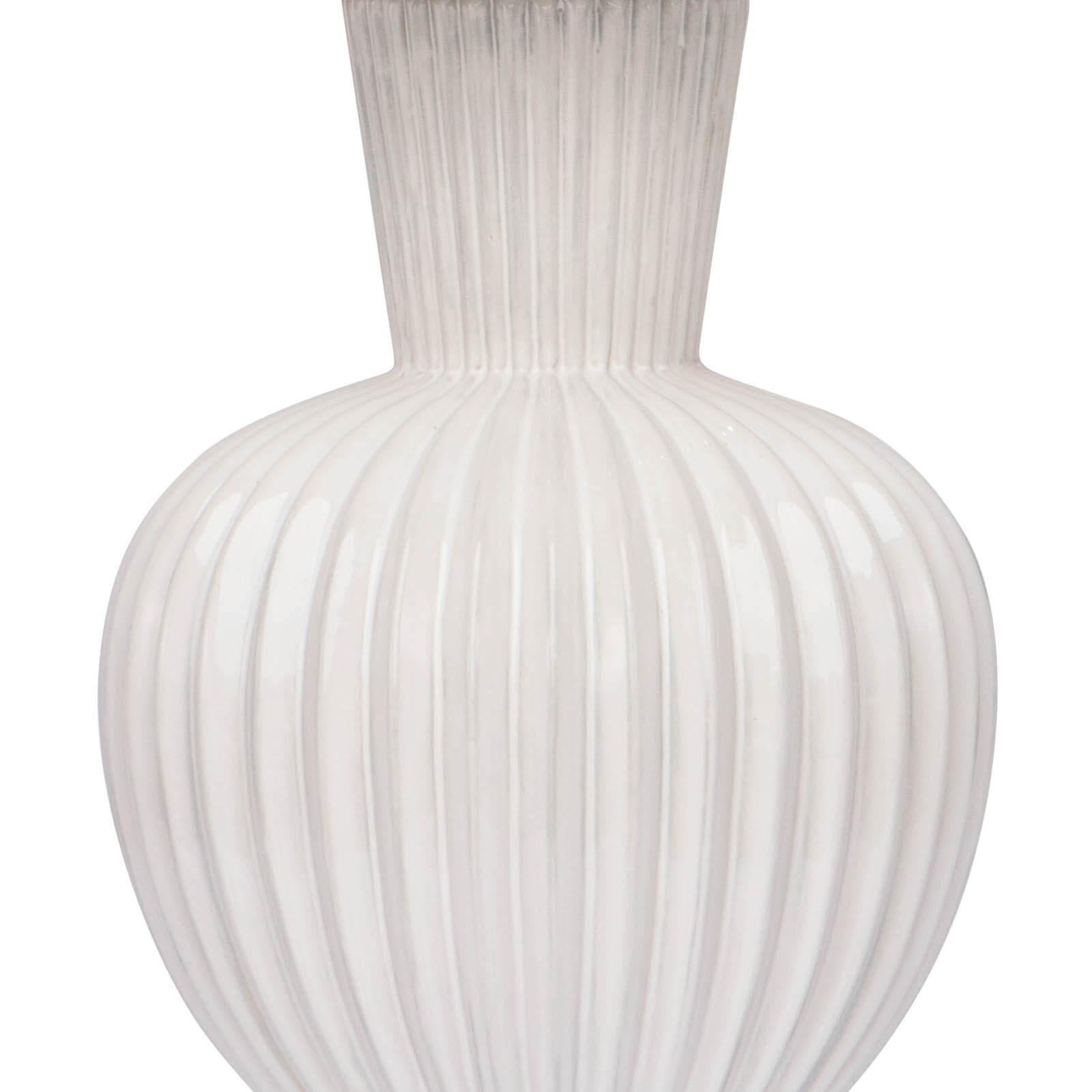 Madrid Ceramic Table Lamp in White by Regina Andrew