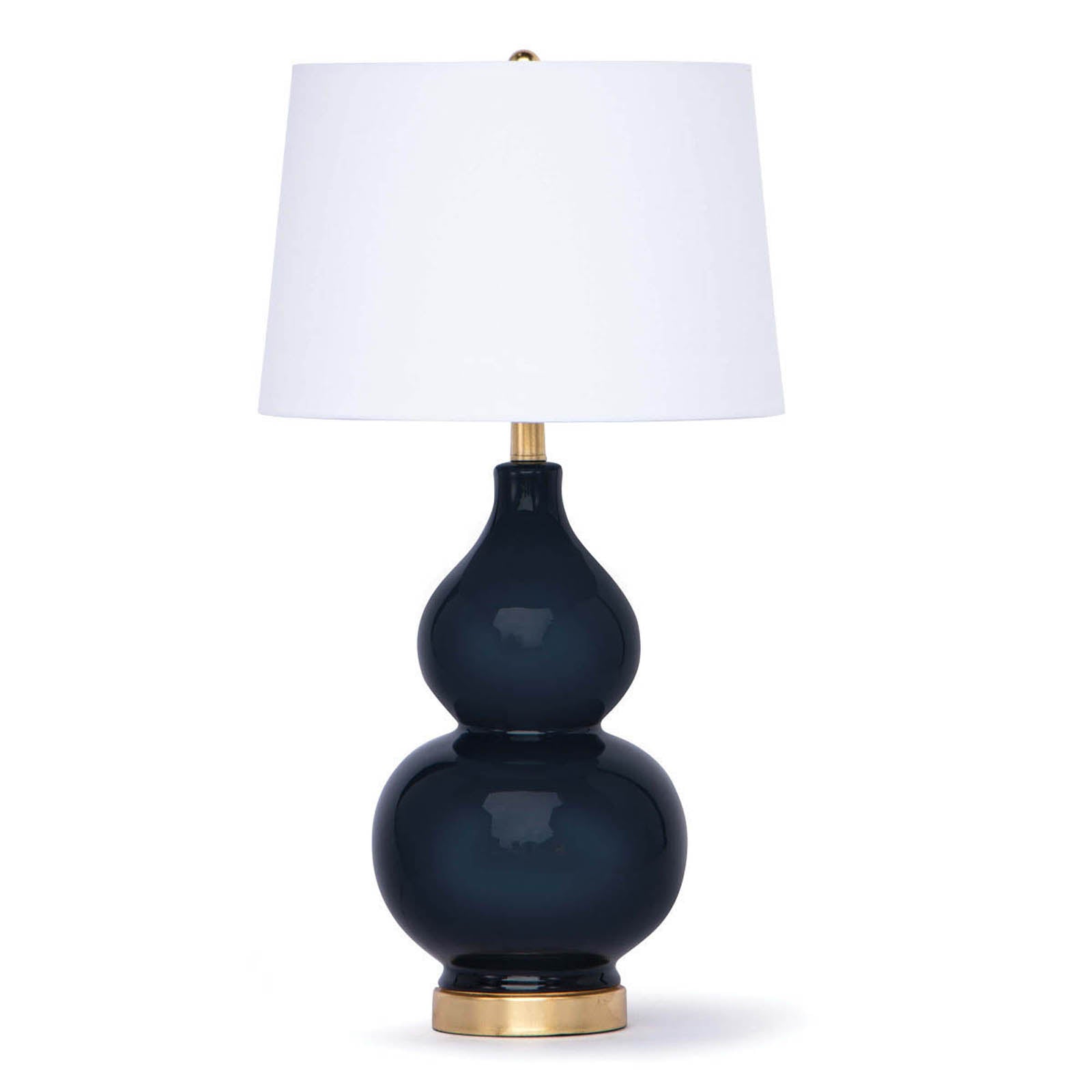Madison Ceramic Table Lamp in Navy by Coastal Living