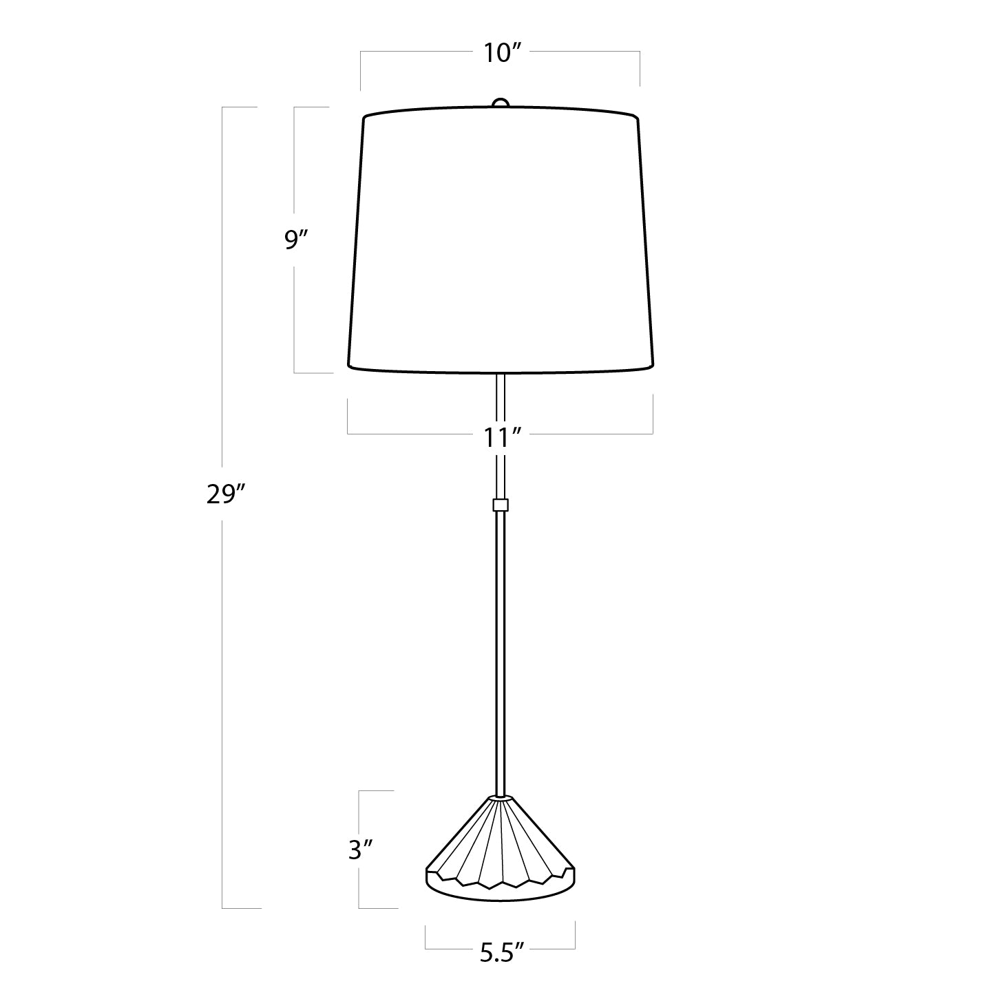 Parasol Table Lamp by Coastal Living
