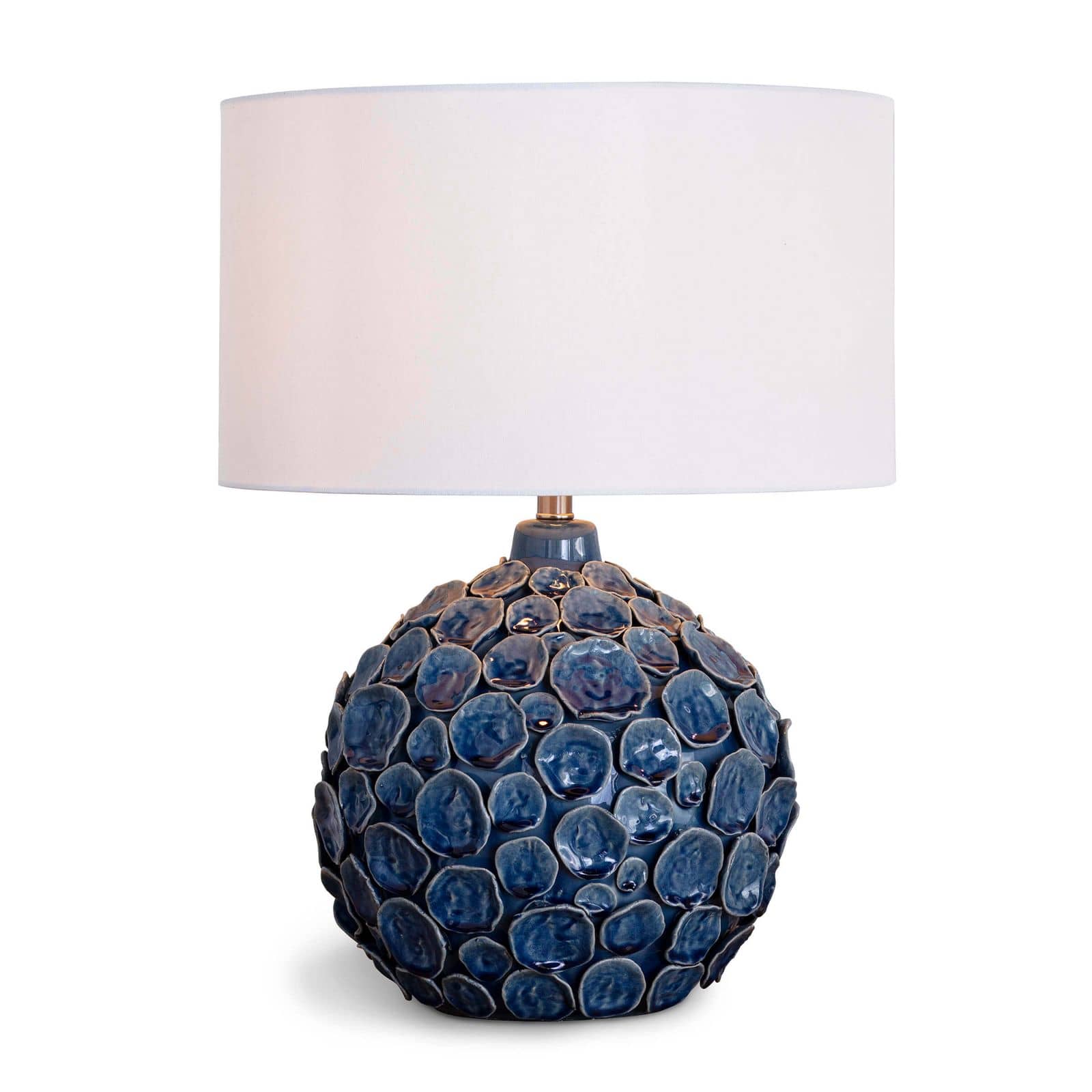 Lucia Ceramic Table Lamp in Blue by Regina Andrew
