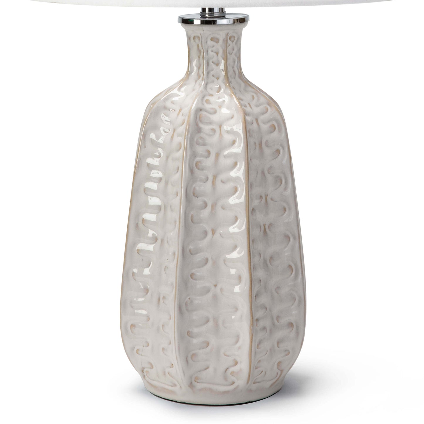 Antigua Ceramic Table Lamp in White by Coastal Living