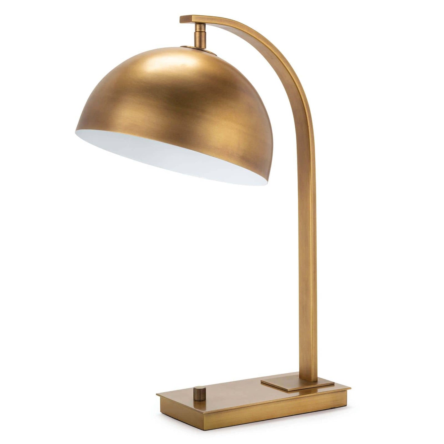 Otto Desk Lamp in Natural Brass by Regina Andrew