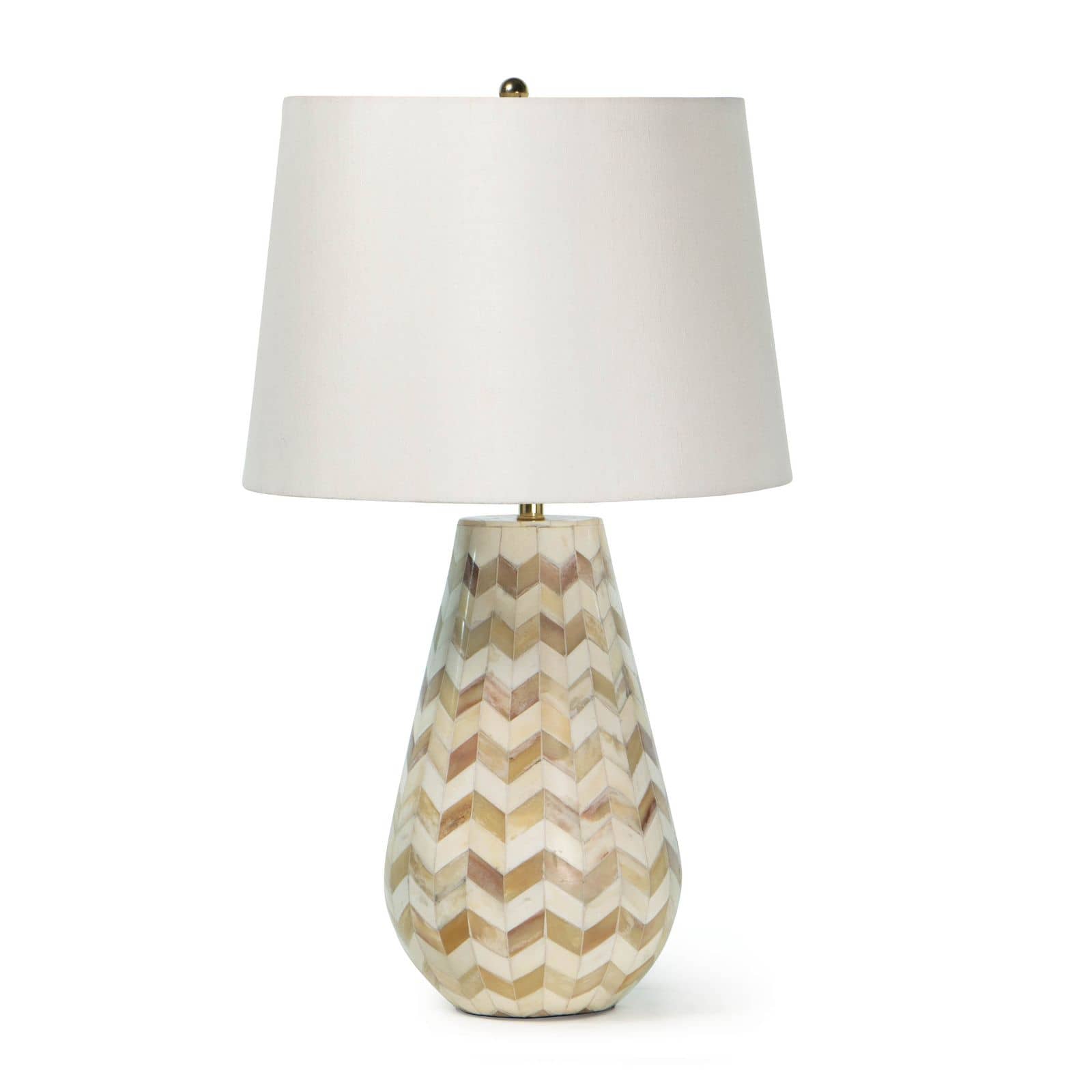 Cassia Chevron Table Lamp in Natural by Regina Andrew