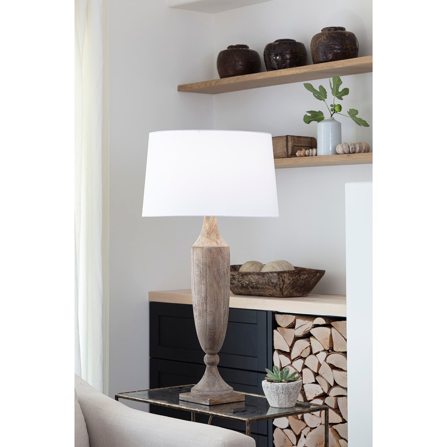 Georgina Wood Table Lamp by Southern Living
