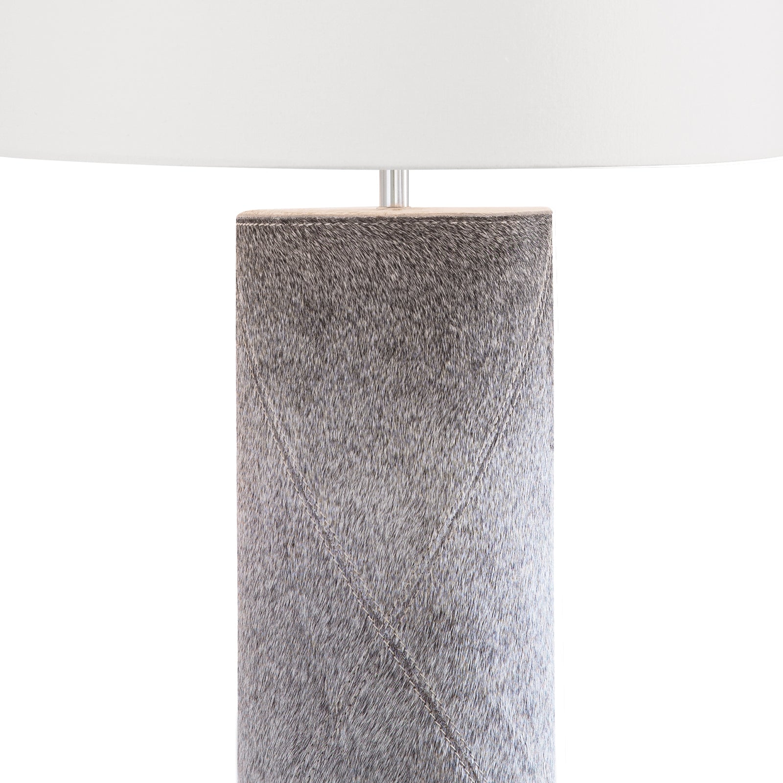 Andres Column Table Lamp in Grey by Regina Andrew