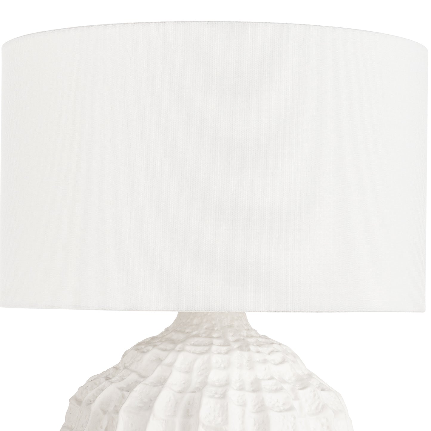 Caspian Ceramic Table Lamp in White Large by Regina Andrew