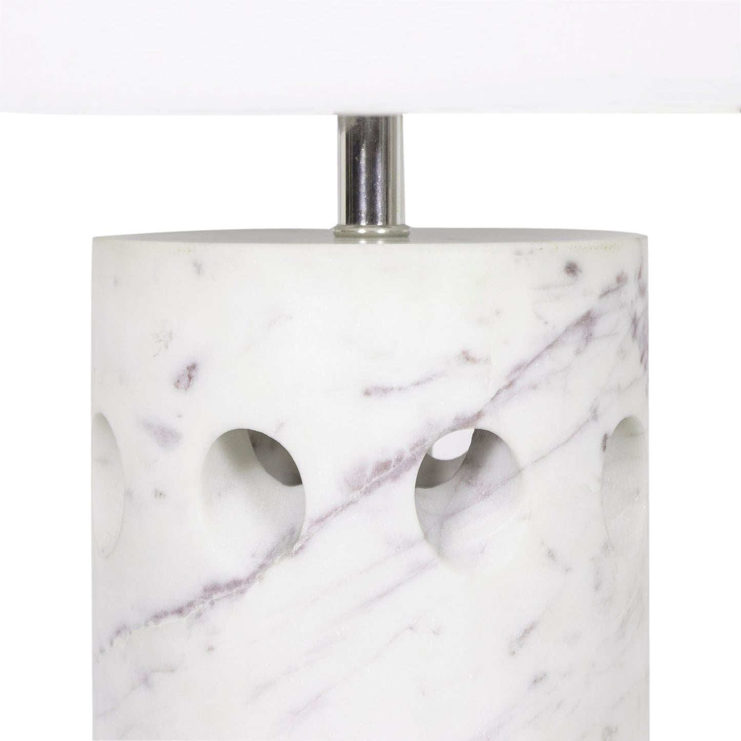 Odin Marble Table Lamp in White by Regina Andrew