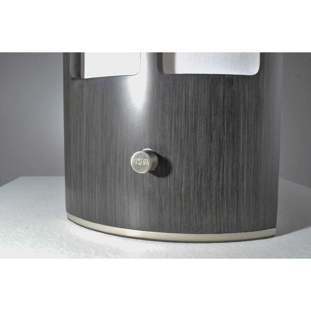 Ventana Accent Table Lamp Charcoal Gray - Nova