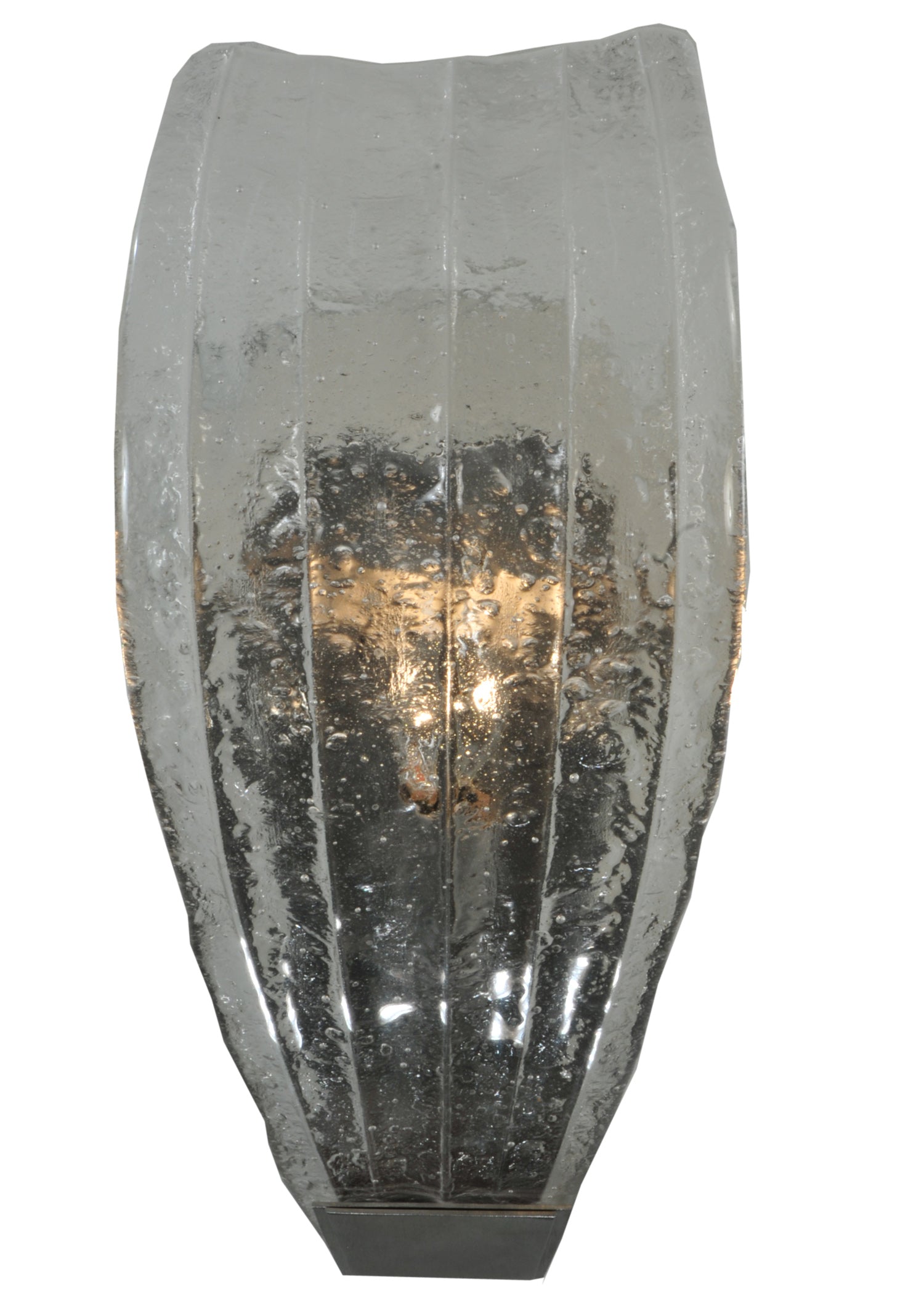 2nd Avenue 5.75" Metro Fusion Crystal Clear Glass Wall Sconce