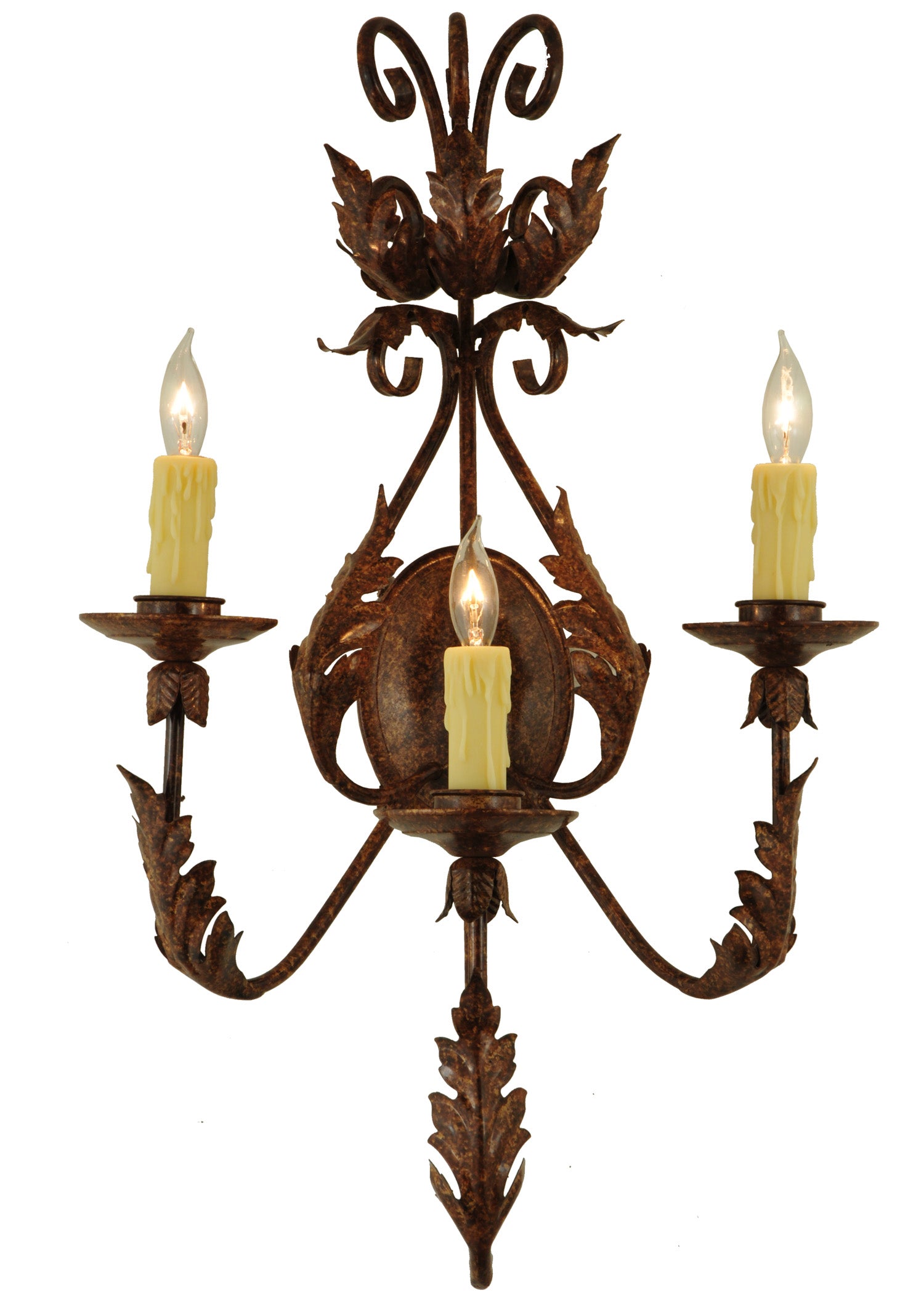 2nd Avenue 16.5" French Elegance 3-Light Wall Sconce