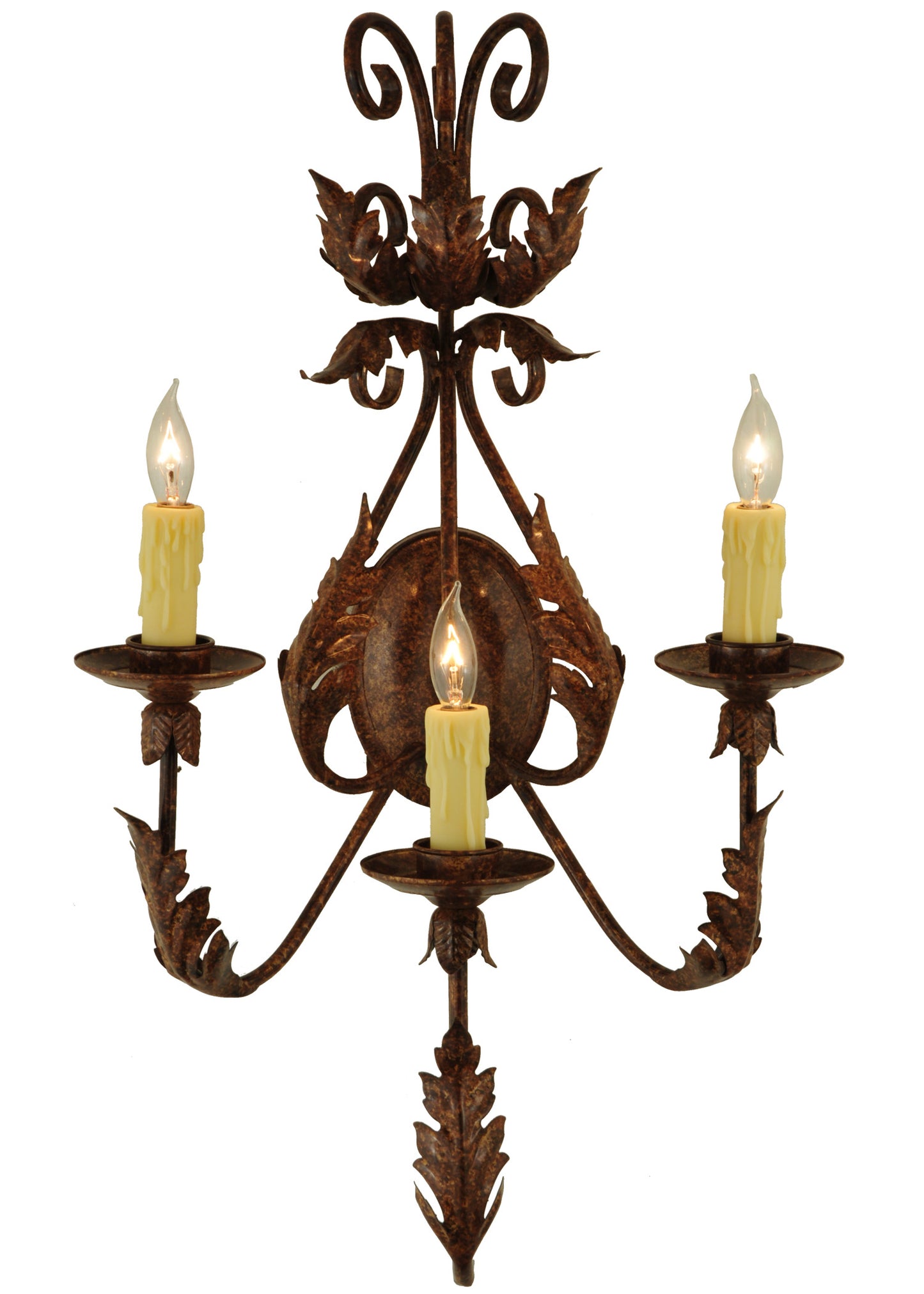 2nd Avenue 16.5" French Elegance 3-Light Wall Sconce