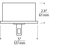 MonoRail 300W Remodel Recessed Electronic Transformer | Visual Comfort Modern