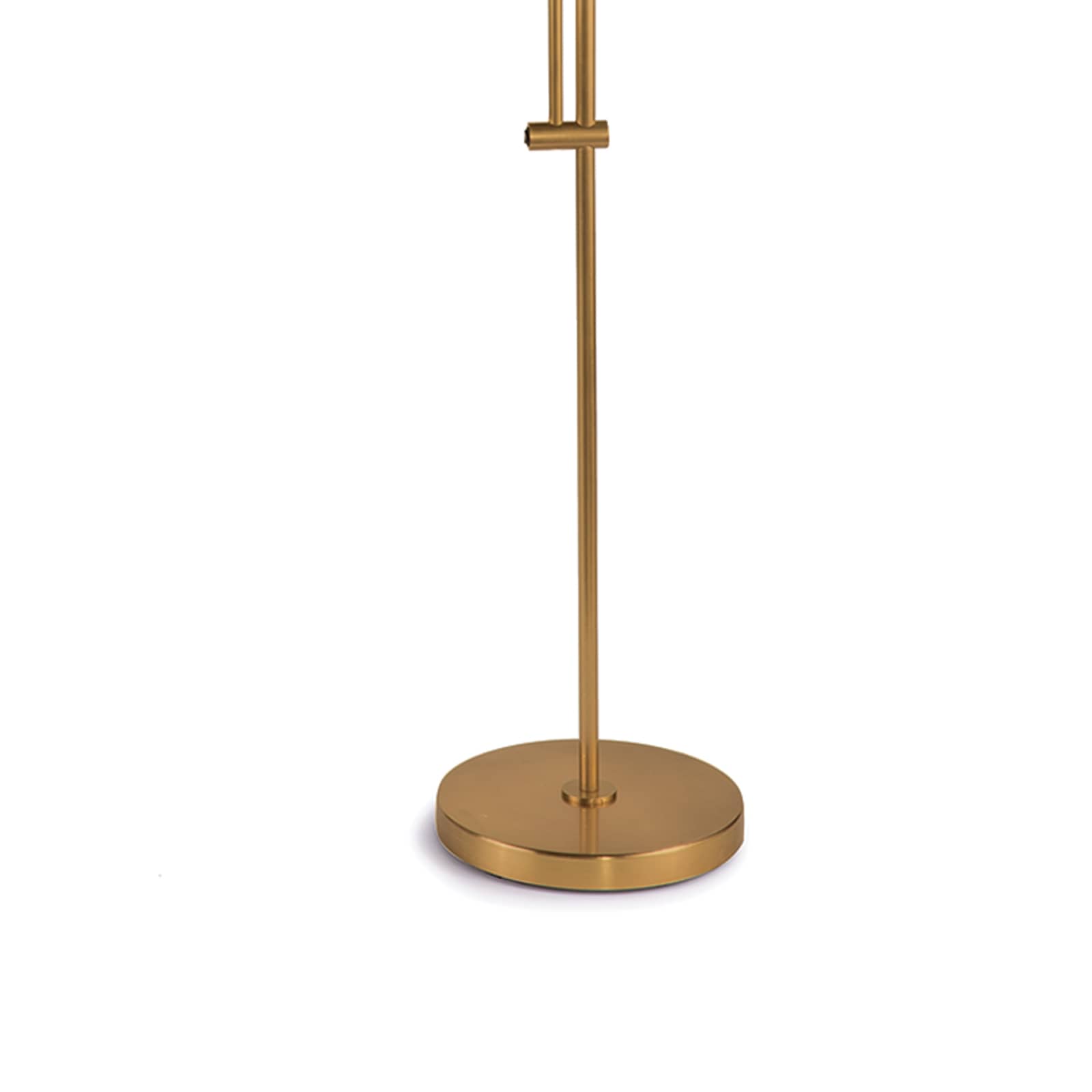 Arc Floor Lamp With Metal Shade in Natural Brass by Regina Andrew
