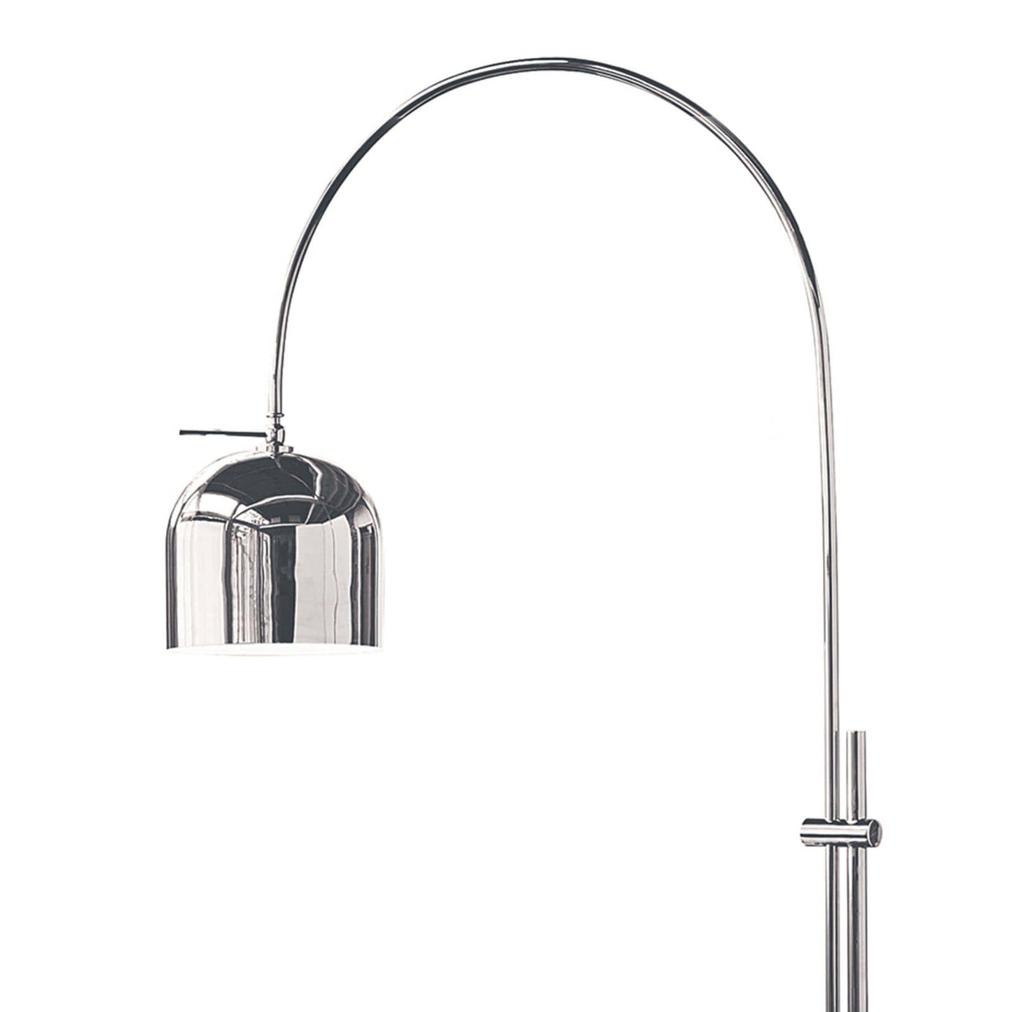 Arc Floor Lamp With Metal Shade in Polished Nickel by Regina Andrew