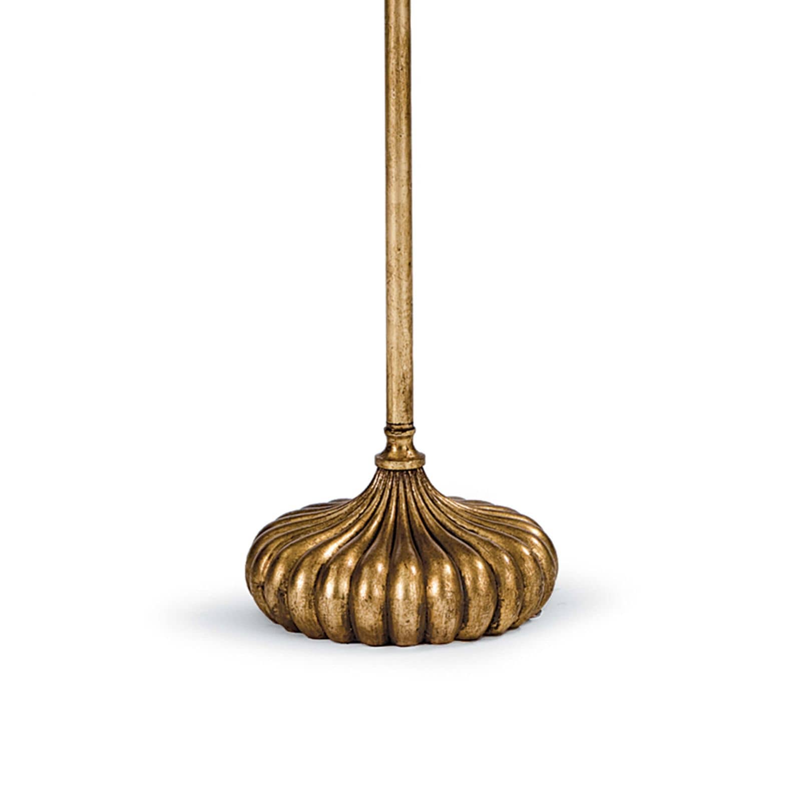 Clove Stem Floor Lamp in Antique Gold Leaf by Regina Andrew