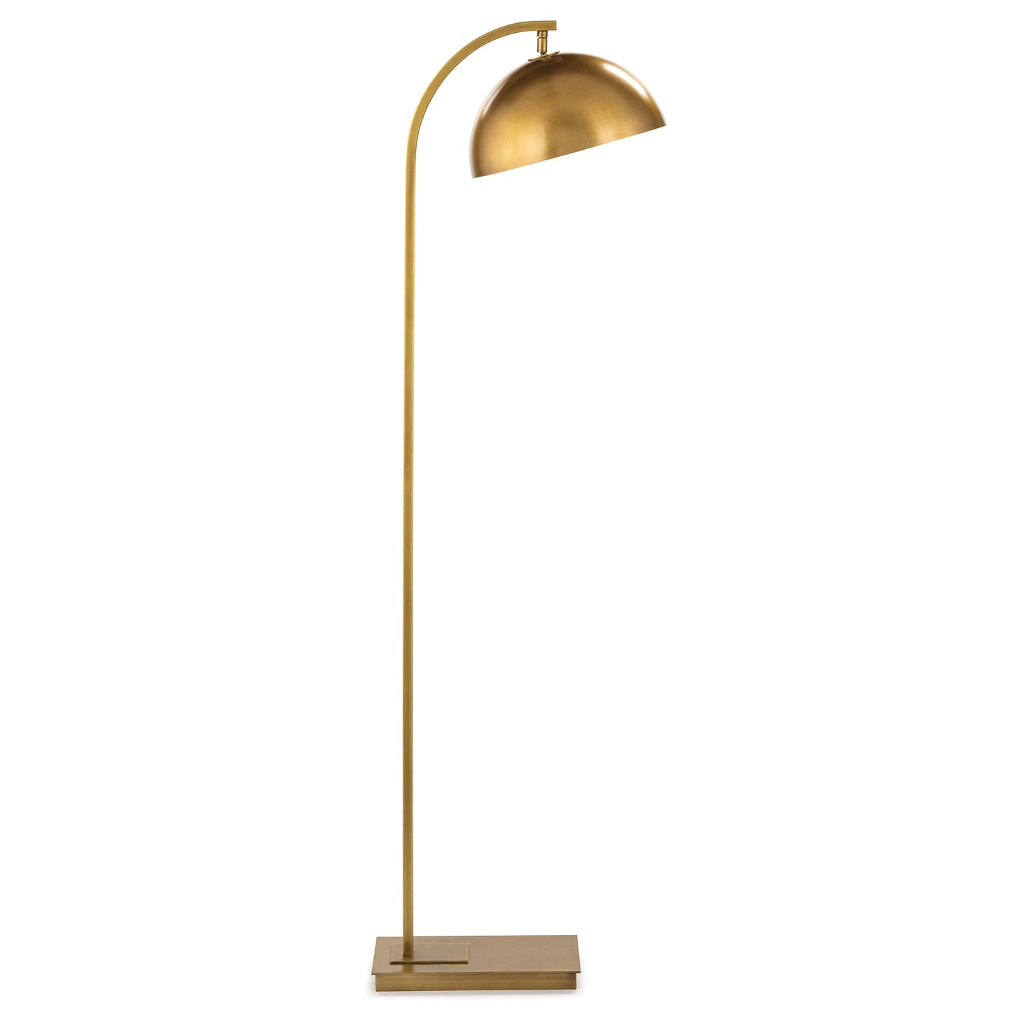 Otto Floor Lamp in Natural Brass by Regina Andrew