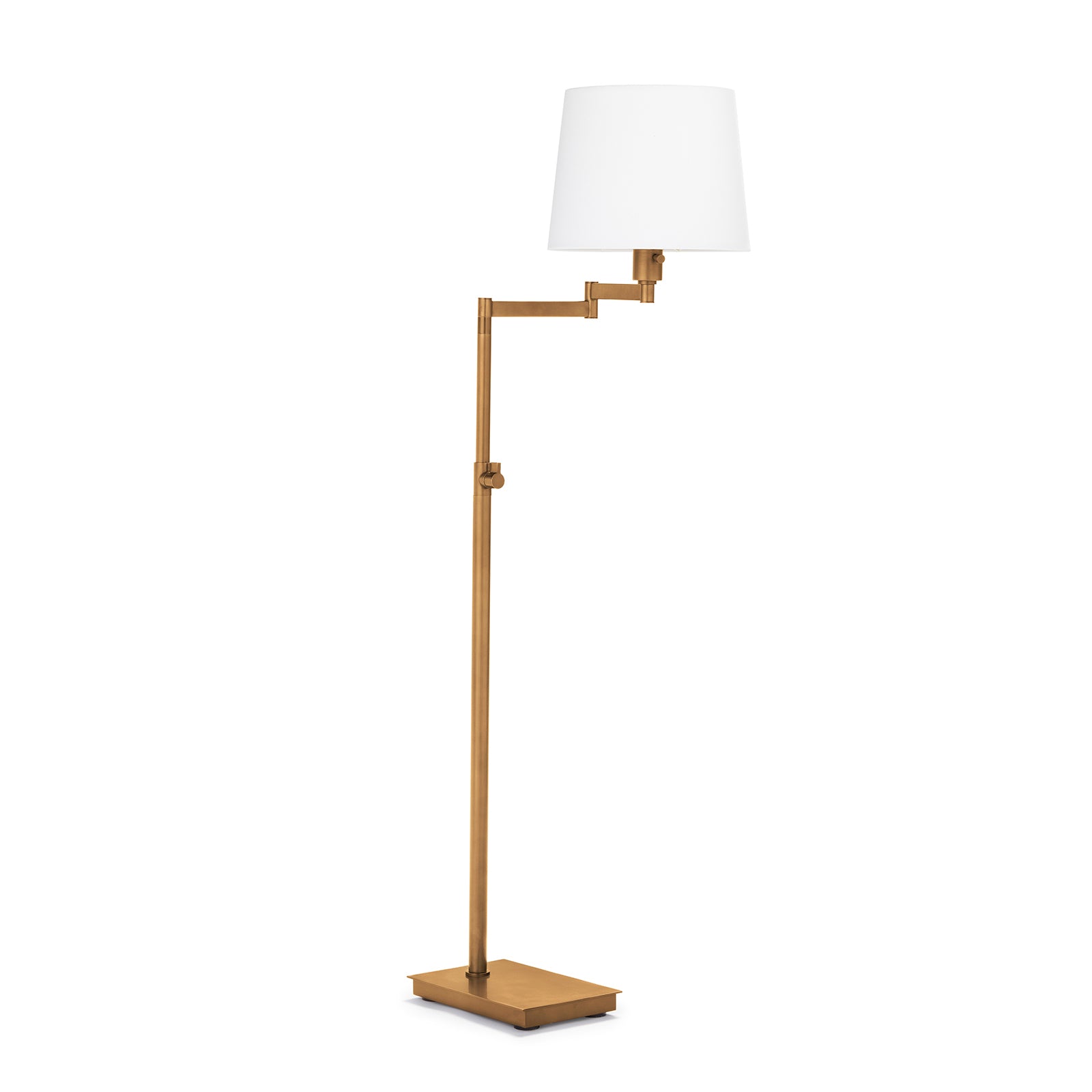 Virtue Floor Lamp in Natural Brass by Southern Living