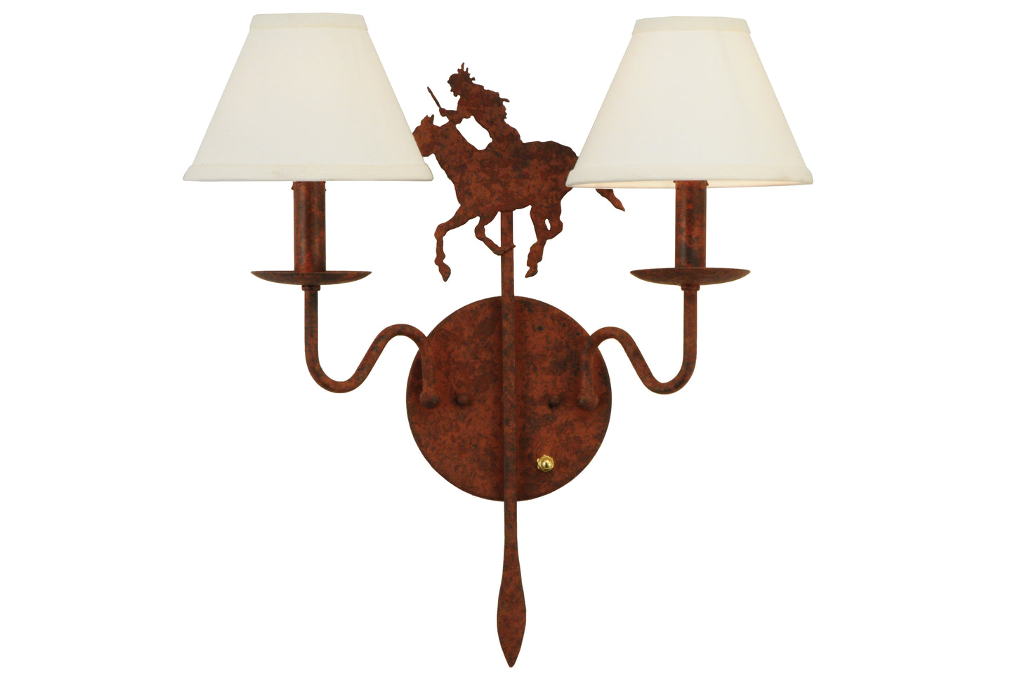 2nd Avenue 18" High Plains Rider 2-Light Wall Sconce