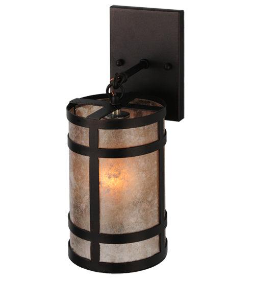 2nd Avenue 5" Black Dog Hanging Wall Sconce