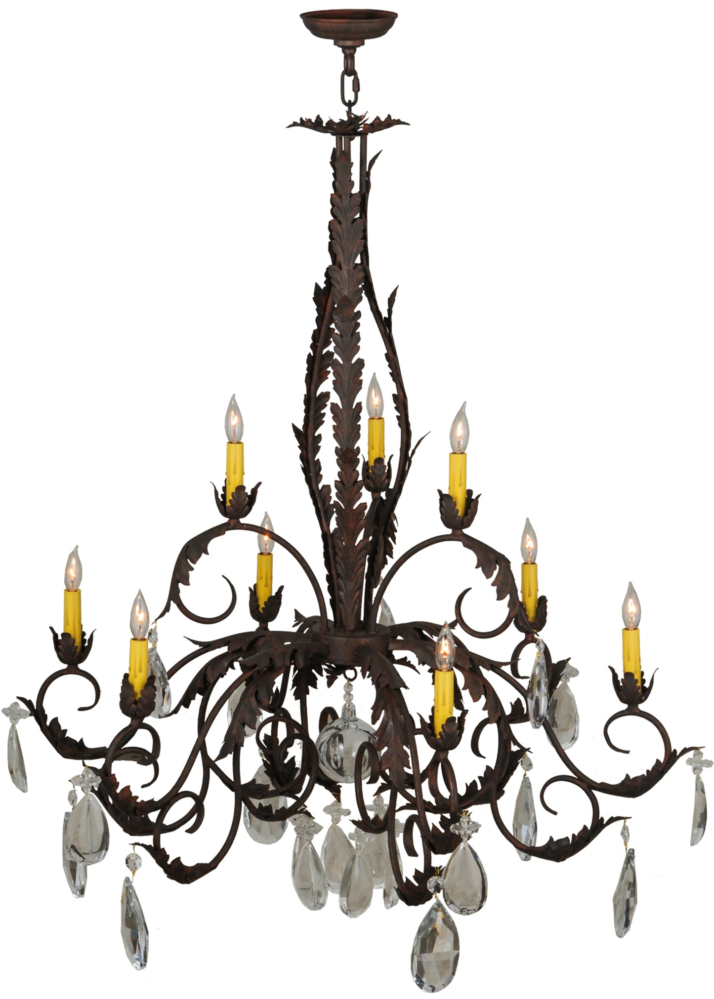 2nd Avenue 38.5" New Country French 9-Light Chandelier