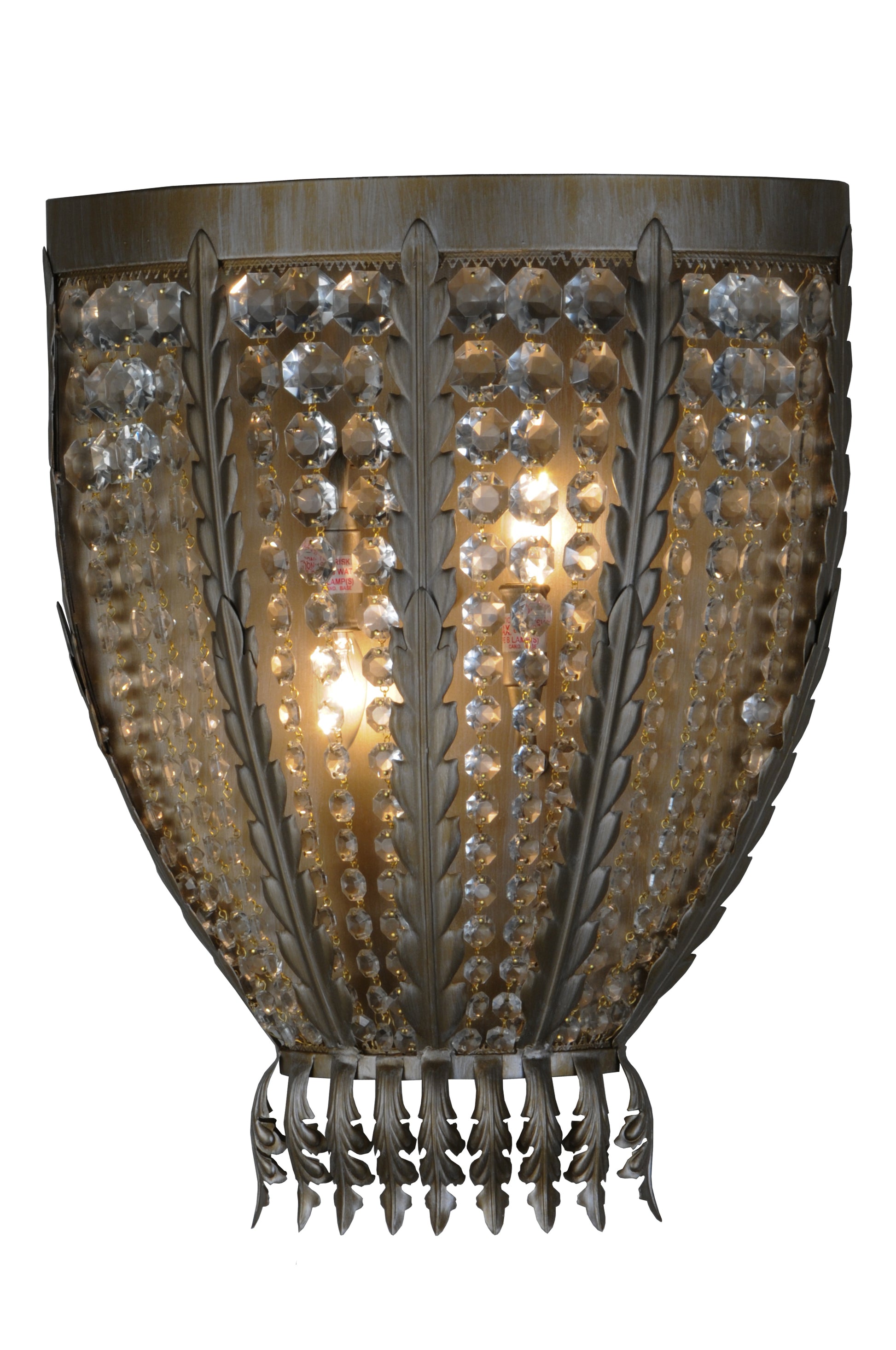 2nd Avenue 17" Chrisanne Crystal Wall Sconce