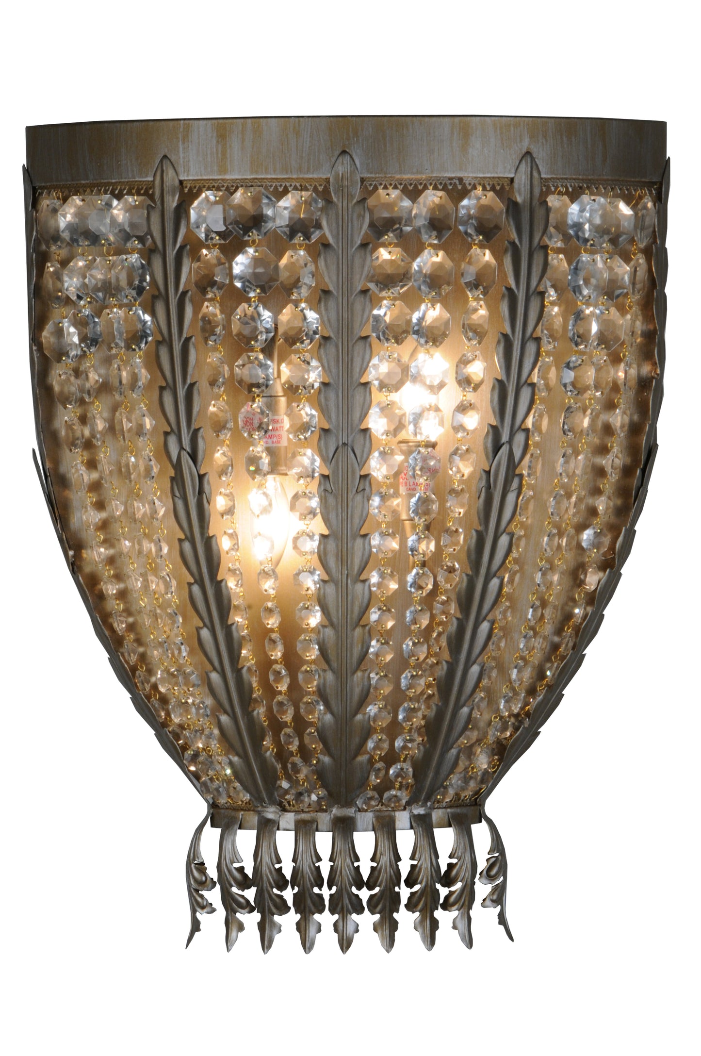 2nd Avenue 17" Chrisanne Crystal Wall Sconce