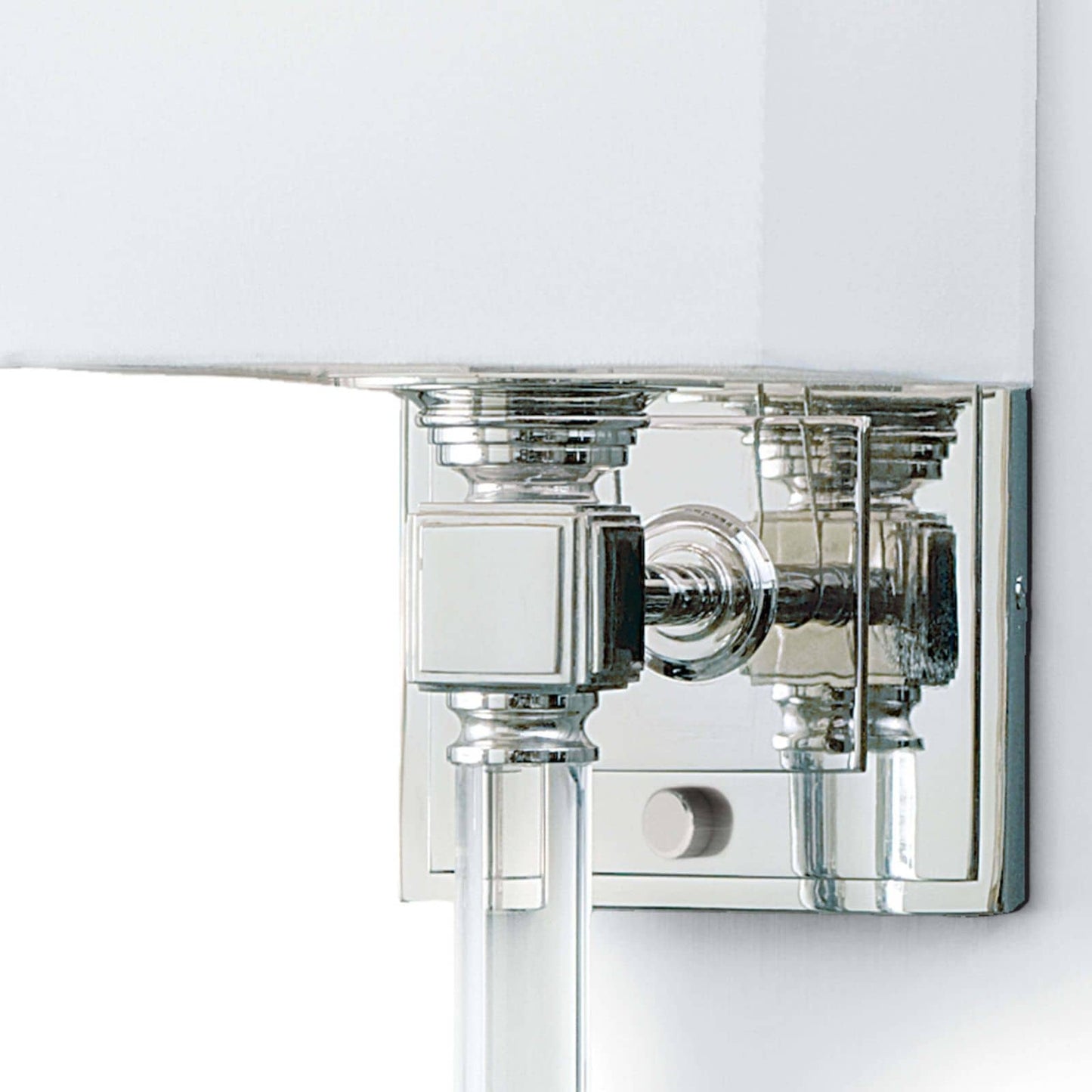 Crystal Tail Sconce in Polished Nickel by Regina Andrew