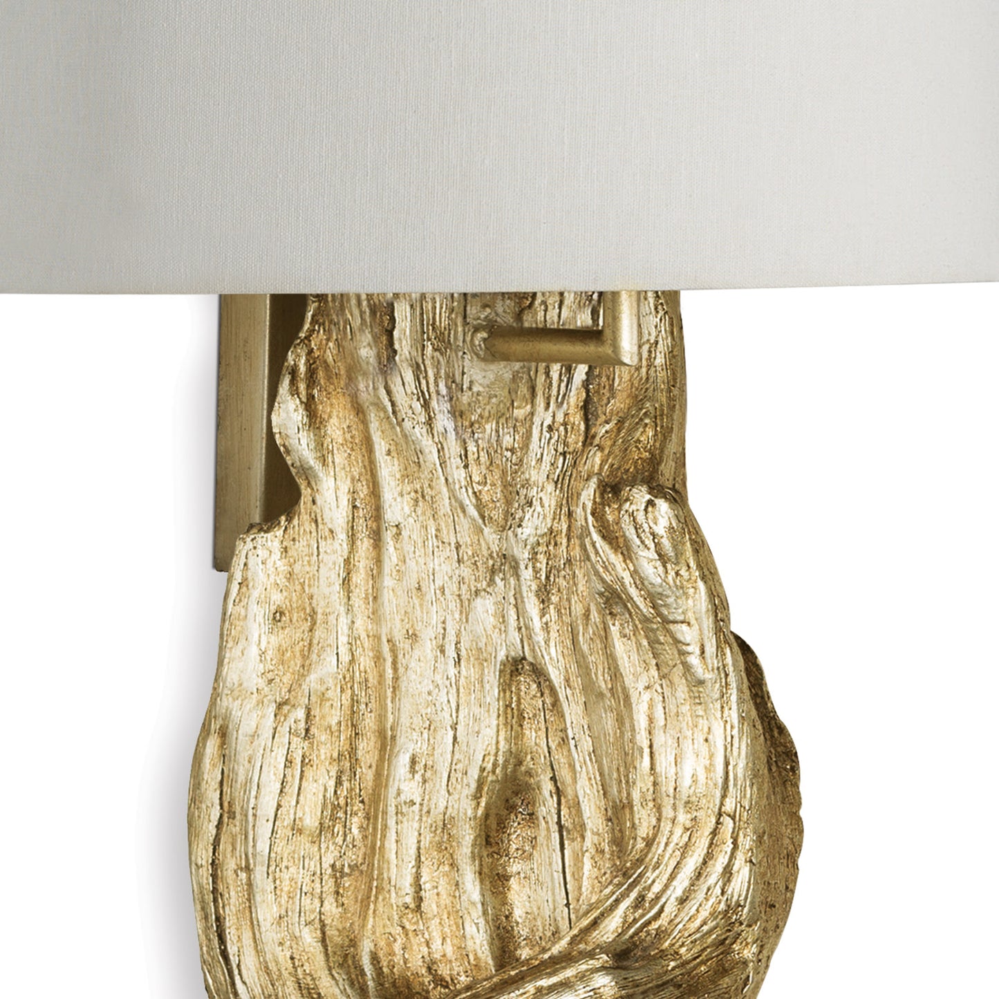 Driftwood Sconce in Antique Gold Leaf by Regina Andrew