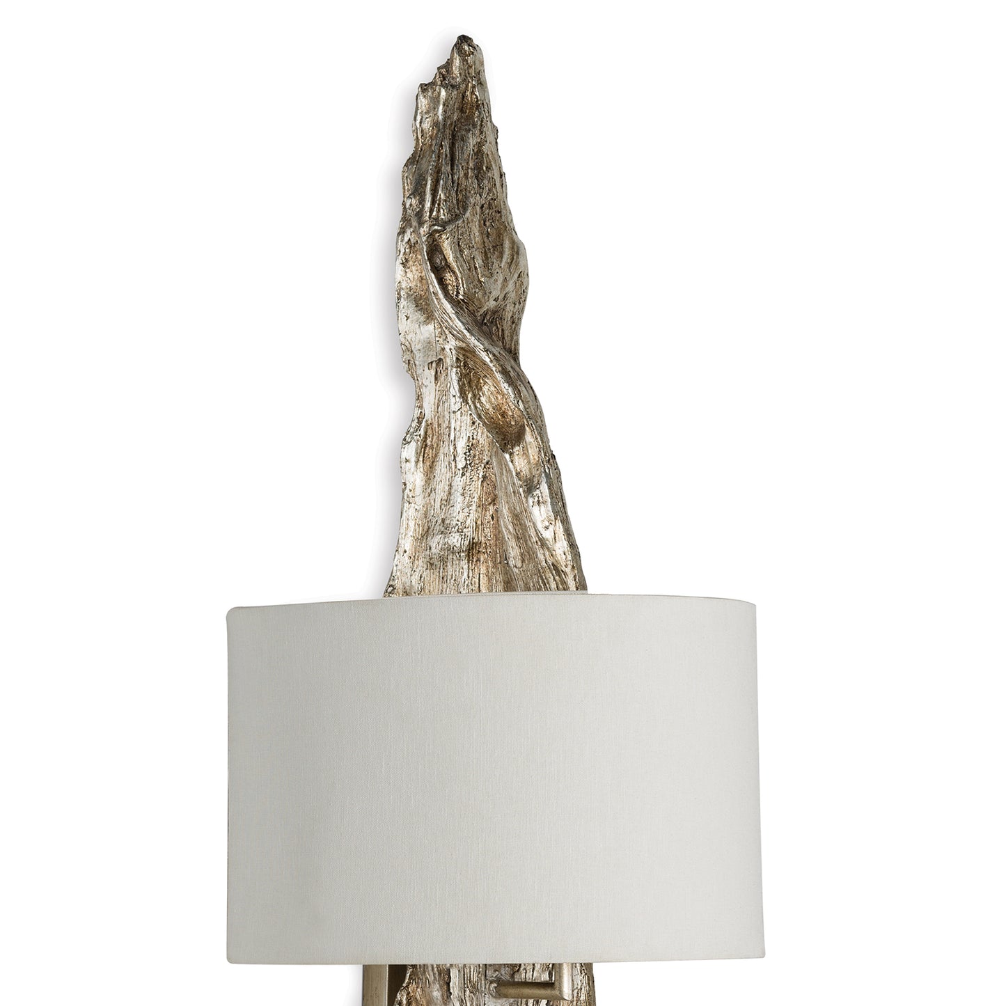 Driftwood Sconce in Ambered Silver Leaf by Regina Andrew