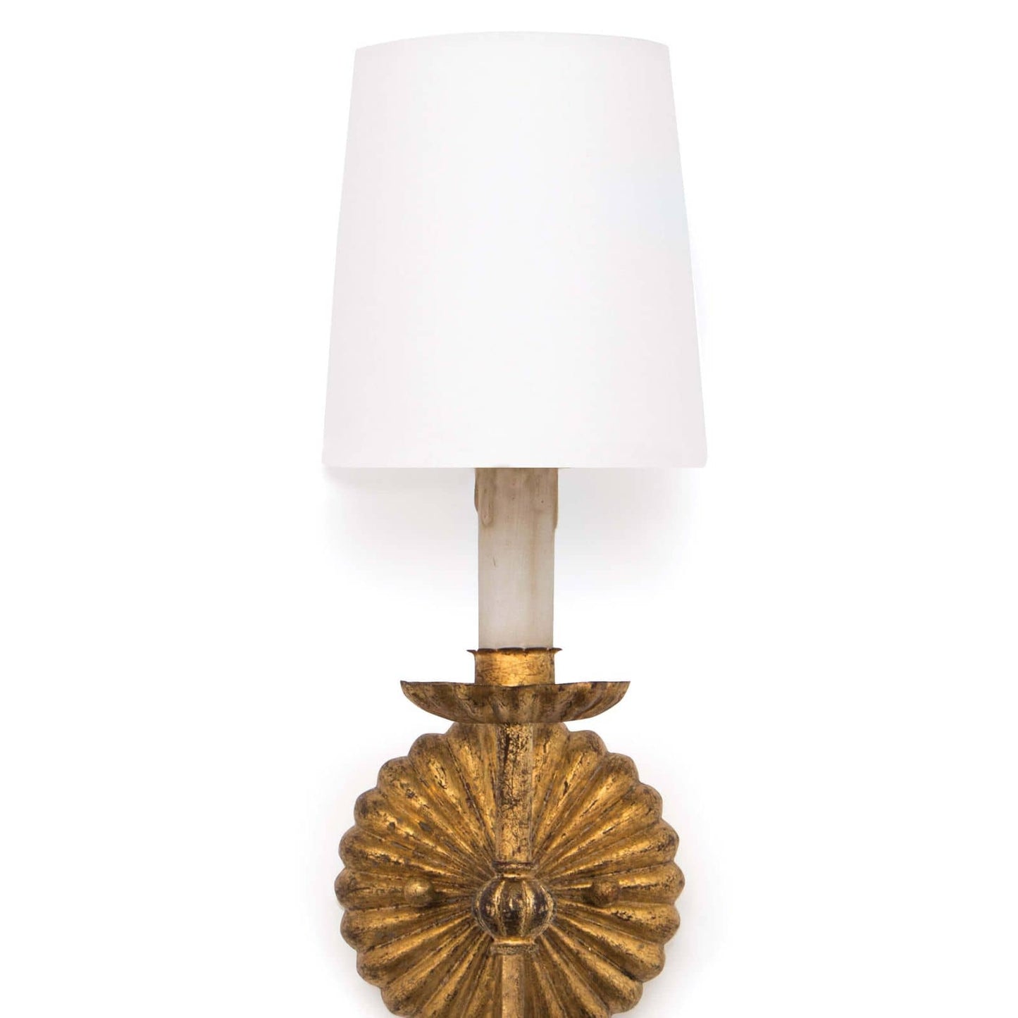 Clove Sconce Single in Antique Gold Leaf by Regina Andrew