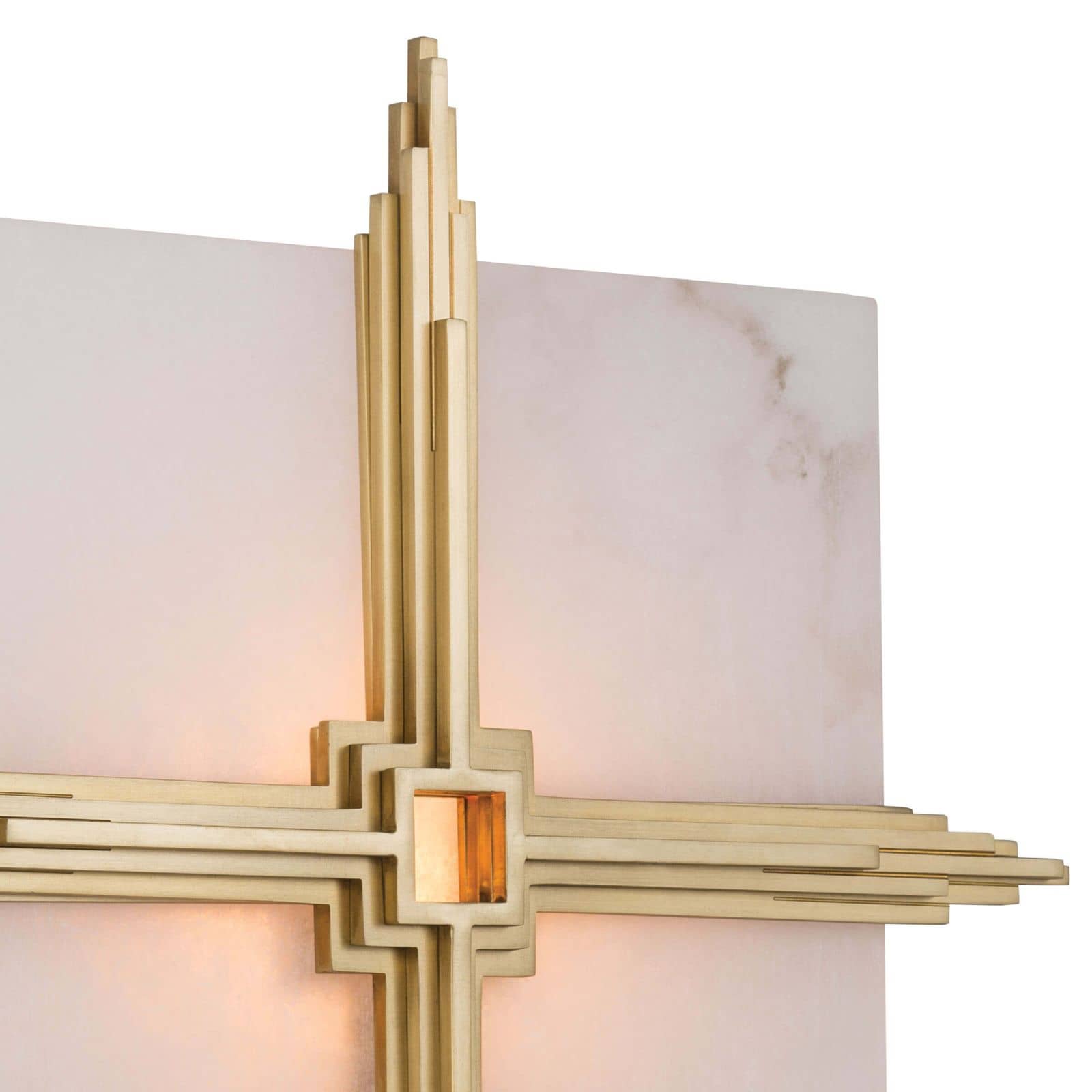 Gotham Sconce in Natural Brass by Regina Andrew