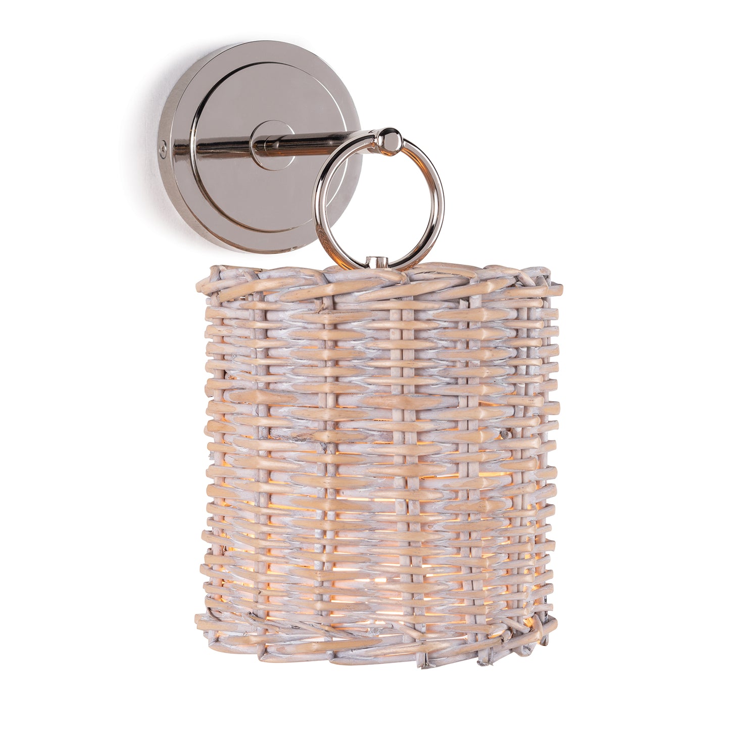Nantucket Sconce in Polished Nickel by Regina Andrew