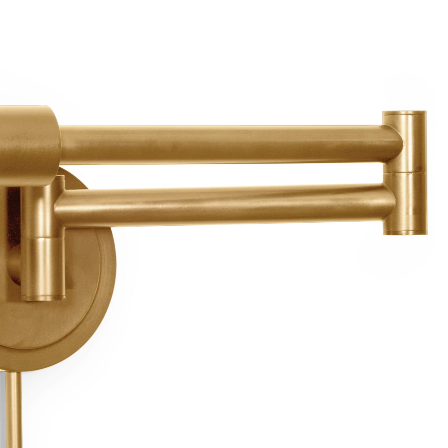 Noble Swing Arm Task Sconce in Natural Brass by Regina Andrew