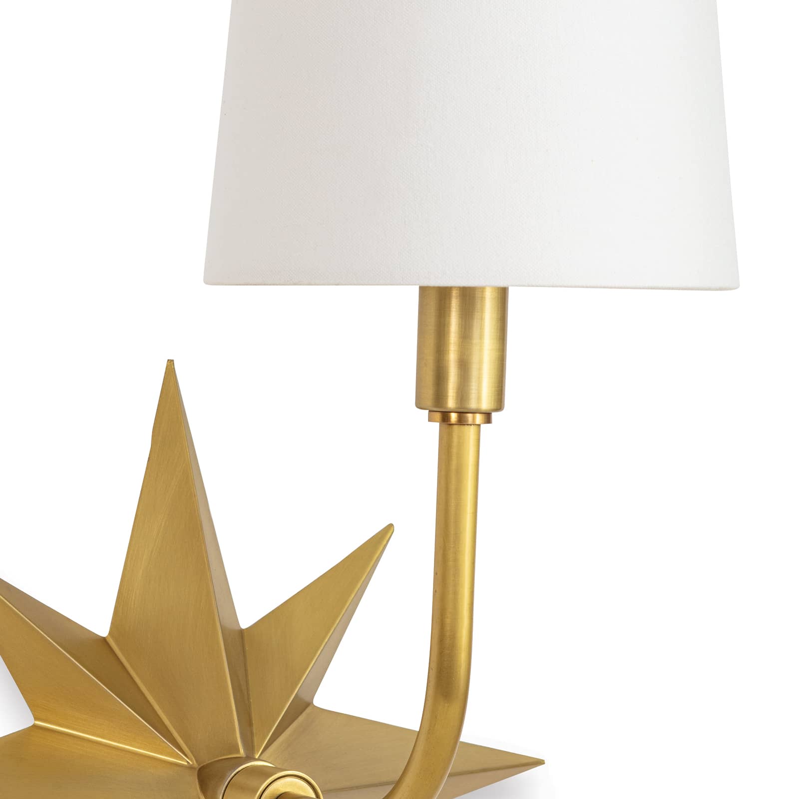 Etoile Sconce in Natural Brass by Regina Andrew