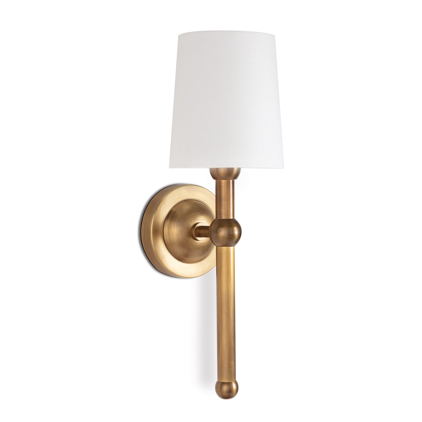 Jameson Sconce in Natural Brass by Regina Andrew
