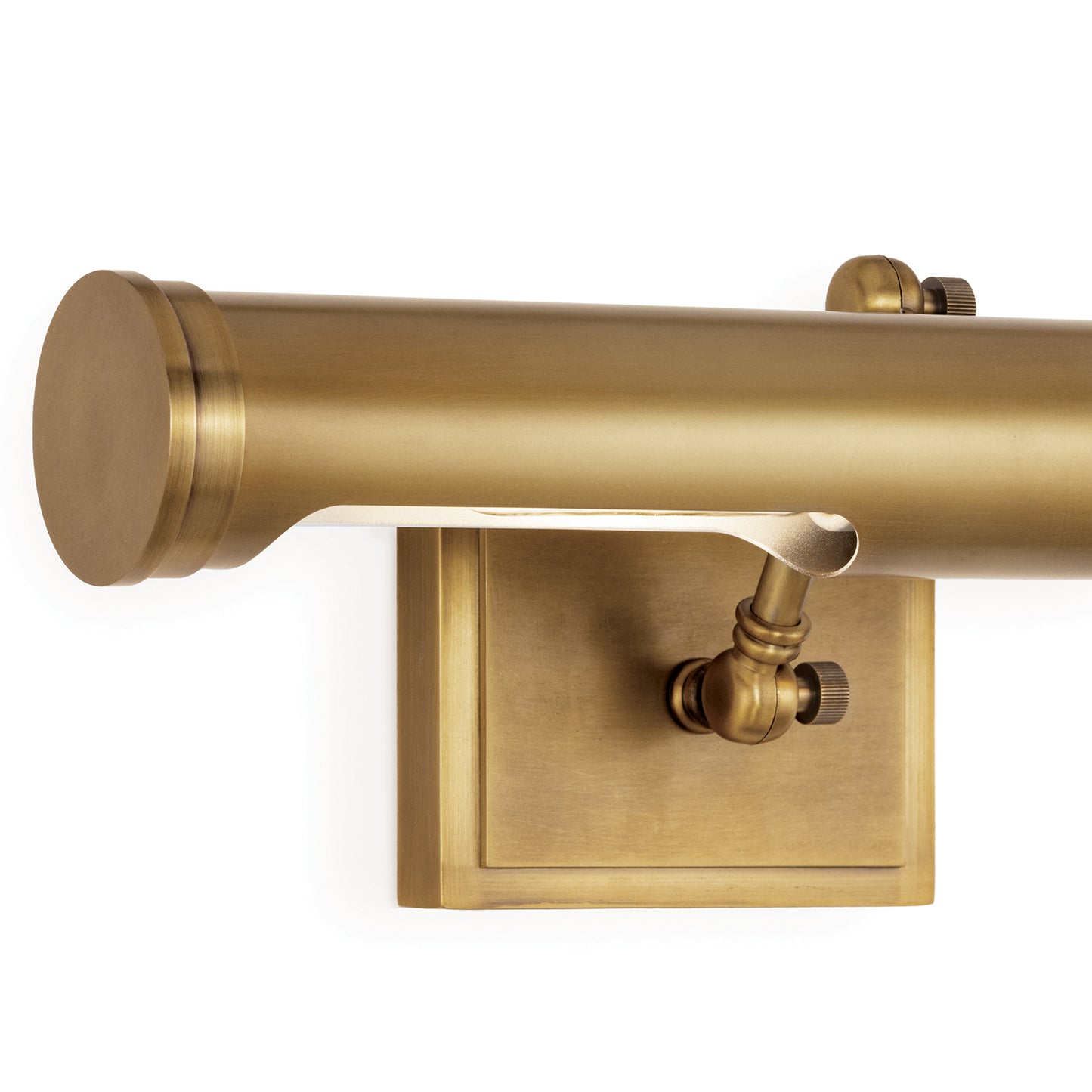 Tate Picture Light Medium in Natural Brass by Southern Living