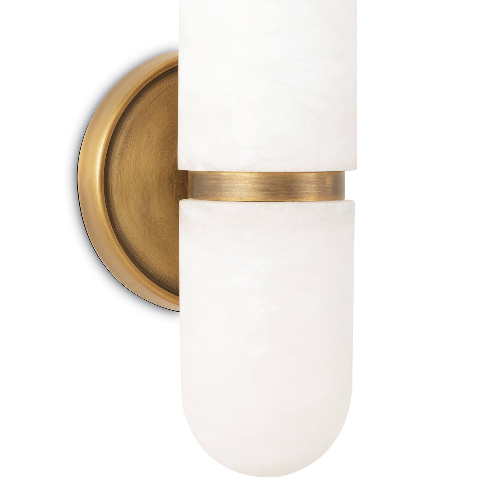 Salon Sconce Small in Natural Brass by Regina Andrew