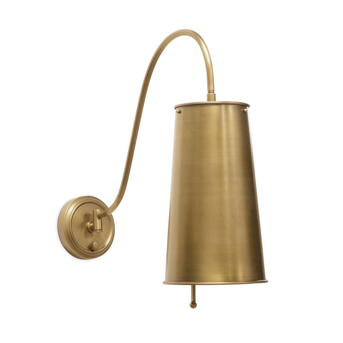 Hattie Sconce in Natural Brass by Southern Living