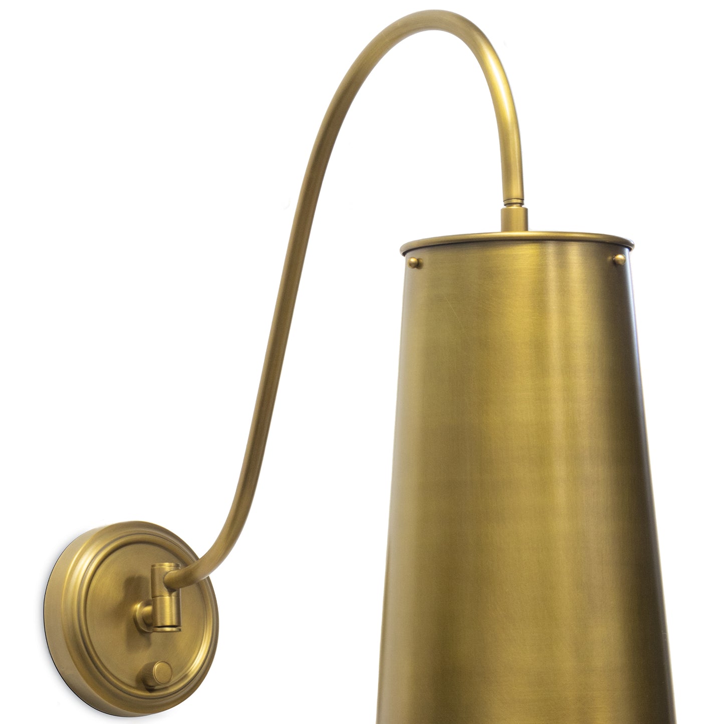 Hattie Sconce in Natural Brass by Southern Living