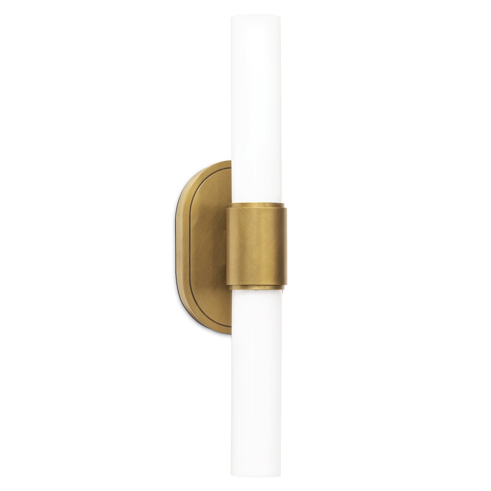 Dixon Sconce Double in Natural Brass by Regina Andrew