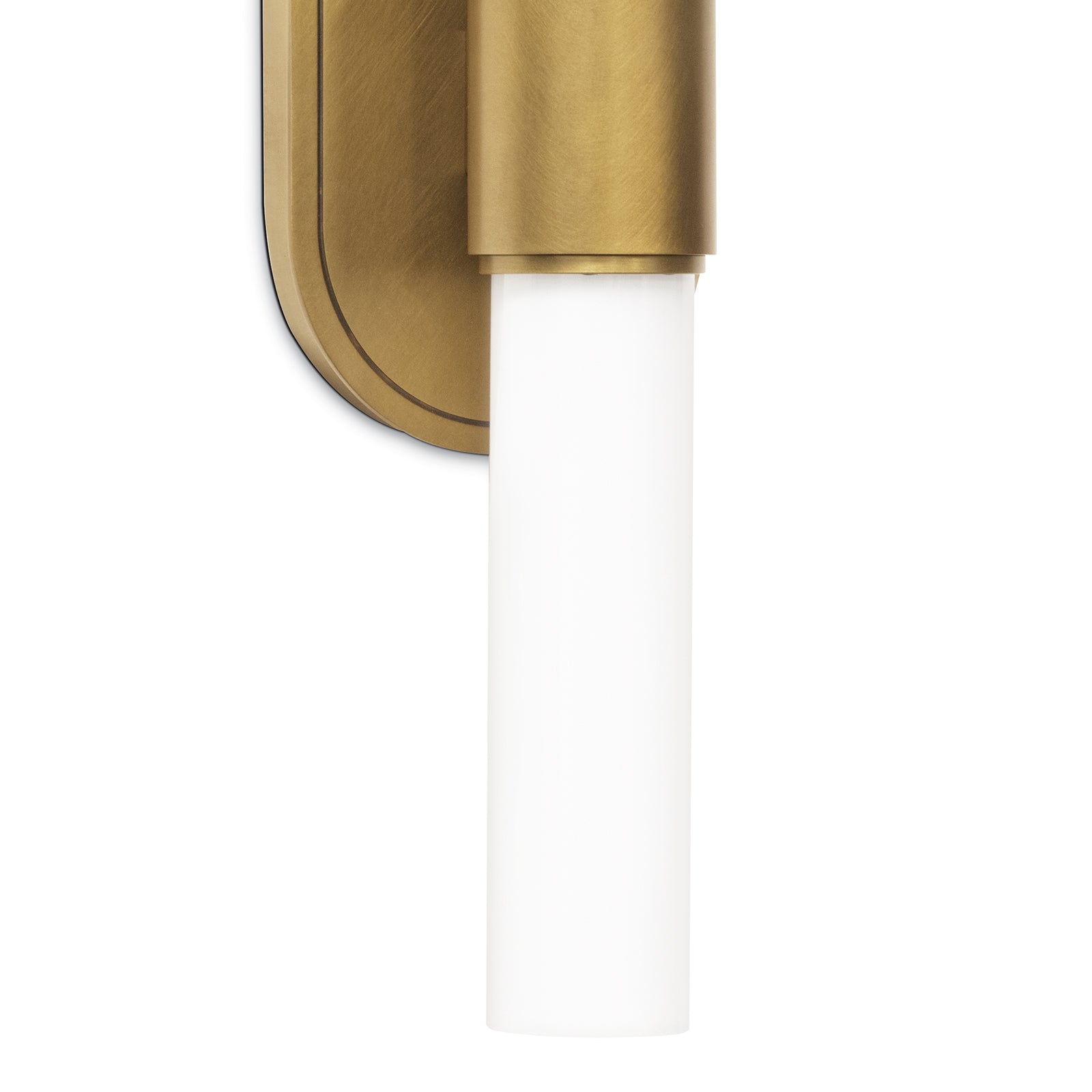 Dixon Sconce Double in Natural Brass by Regina Andrew