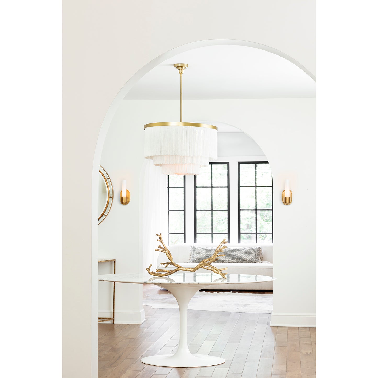Dixon Sconce Single in Natural Brass by Regina Andrew