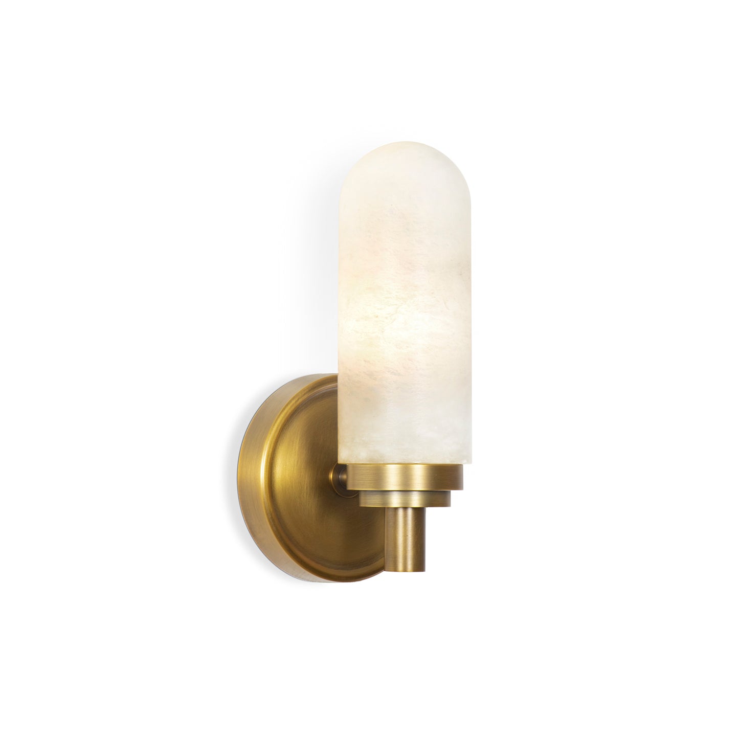 Salon Sconce Single in Natural Brass by Regina Andrew