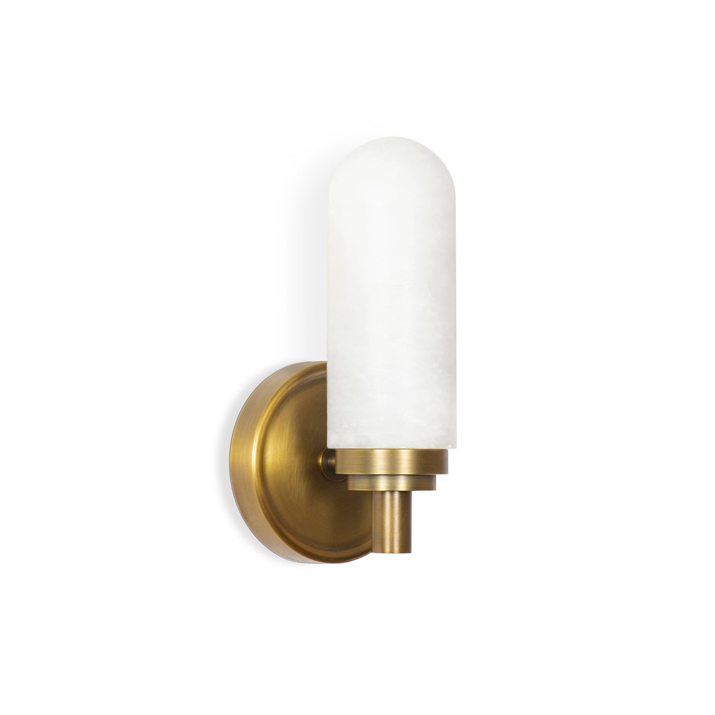 Salon Sconce Single in Natural Brass by Regina Andrew