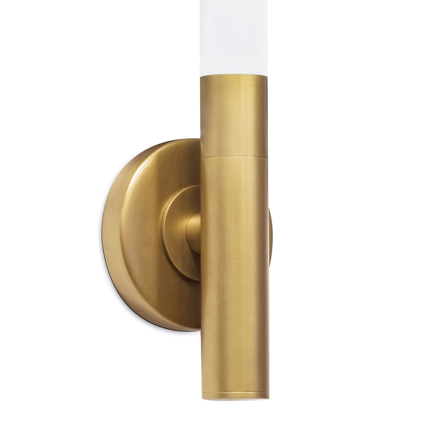 Wick Sconce Single in Natural Brass by Regina Andrew