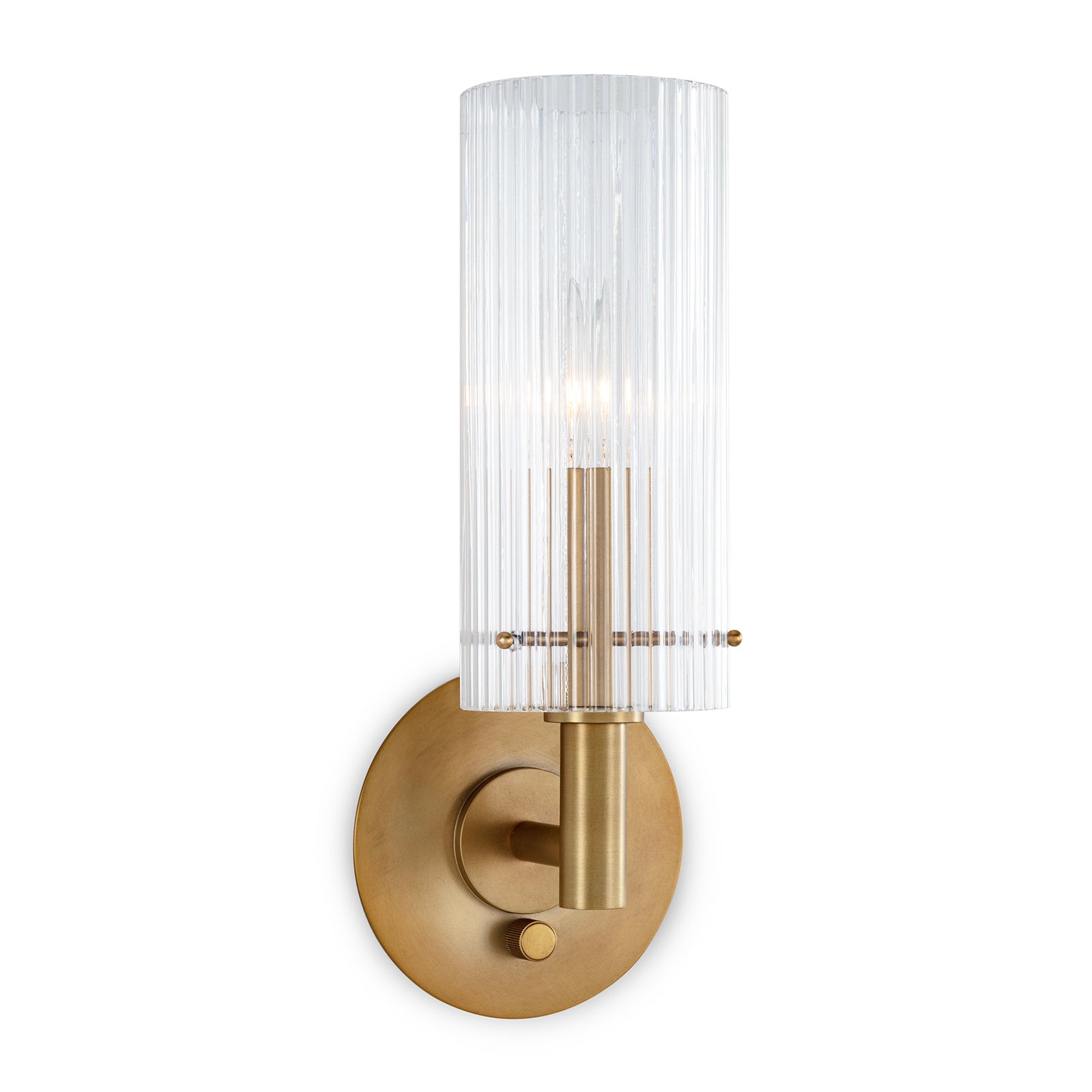 Dixie Sconce in Natural Brass by Regina Andrew